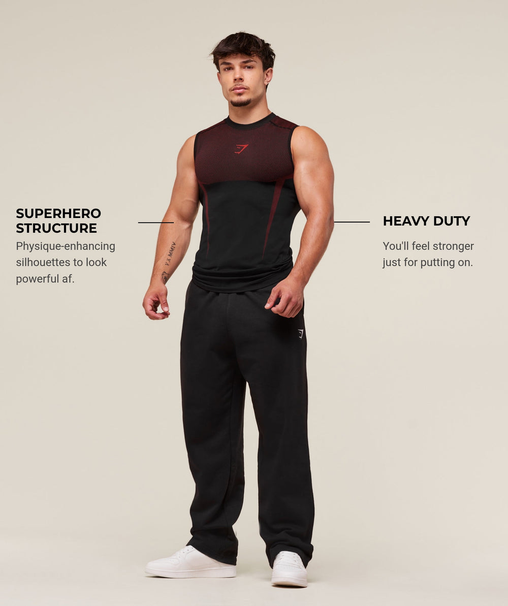 Onyx 5.0 Tank - Black/Carmine Red