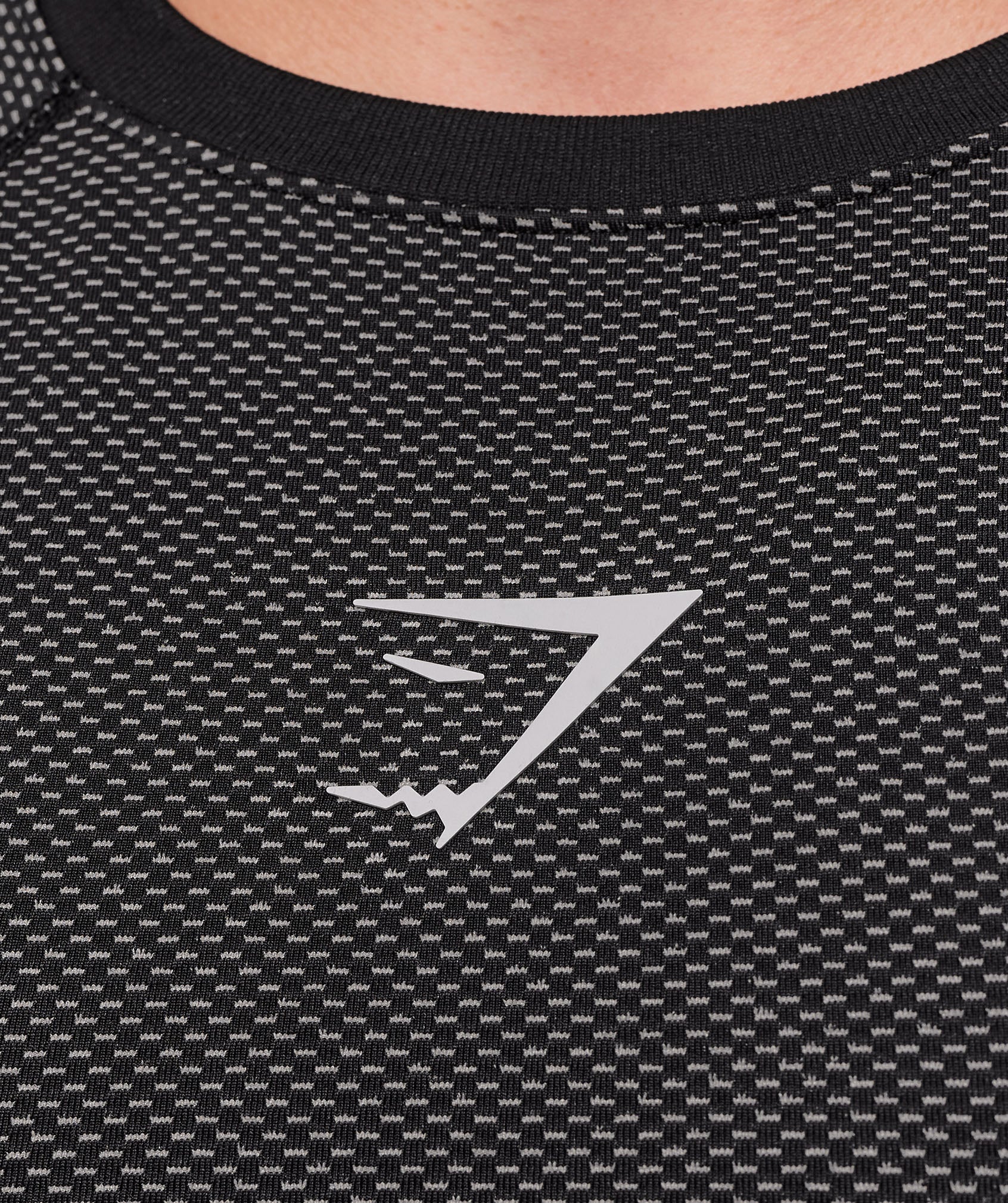 Onyx 5.0 Seamless Long Sleeve T-Shirt - Black/Light Grey