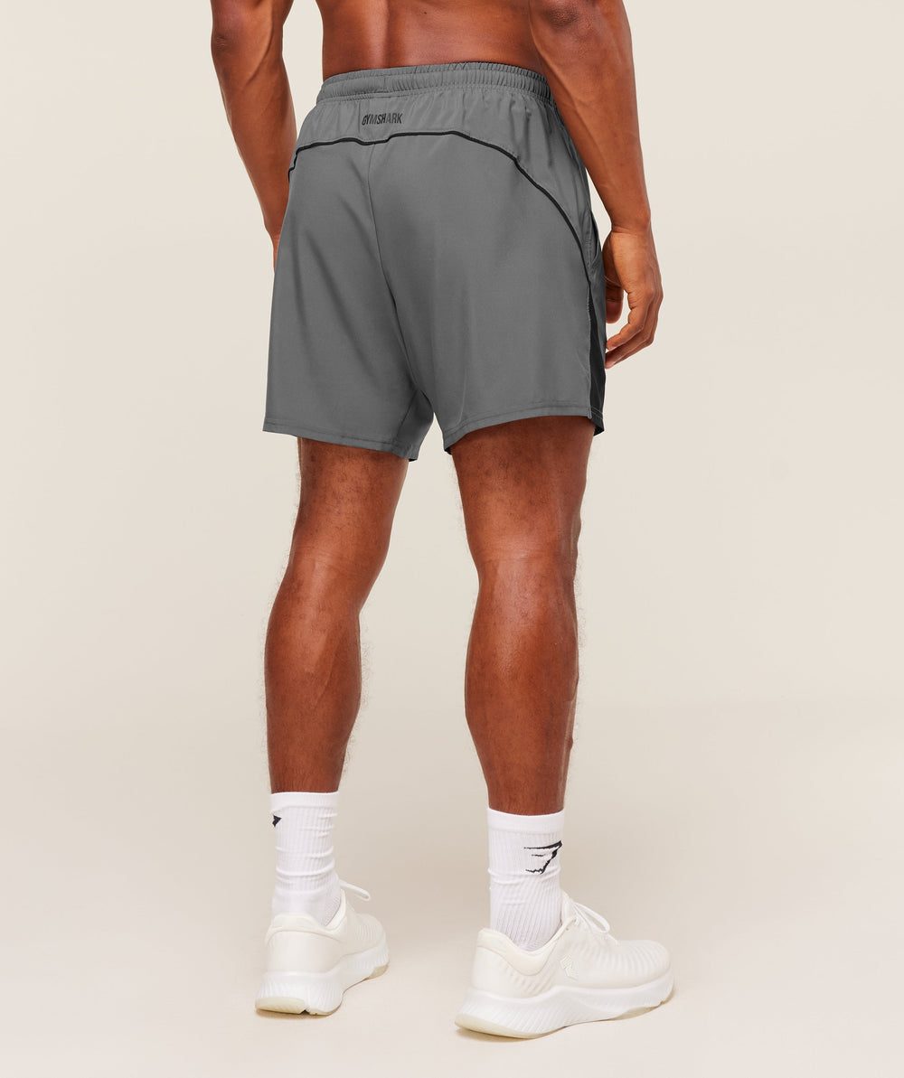 Arrival Block 6" Shorts - Dark Grey