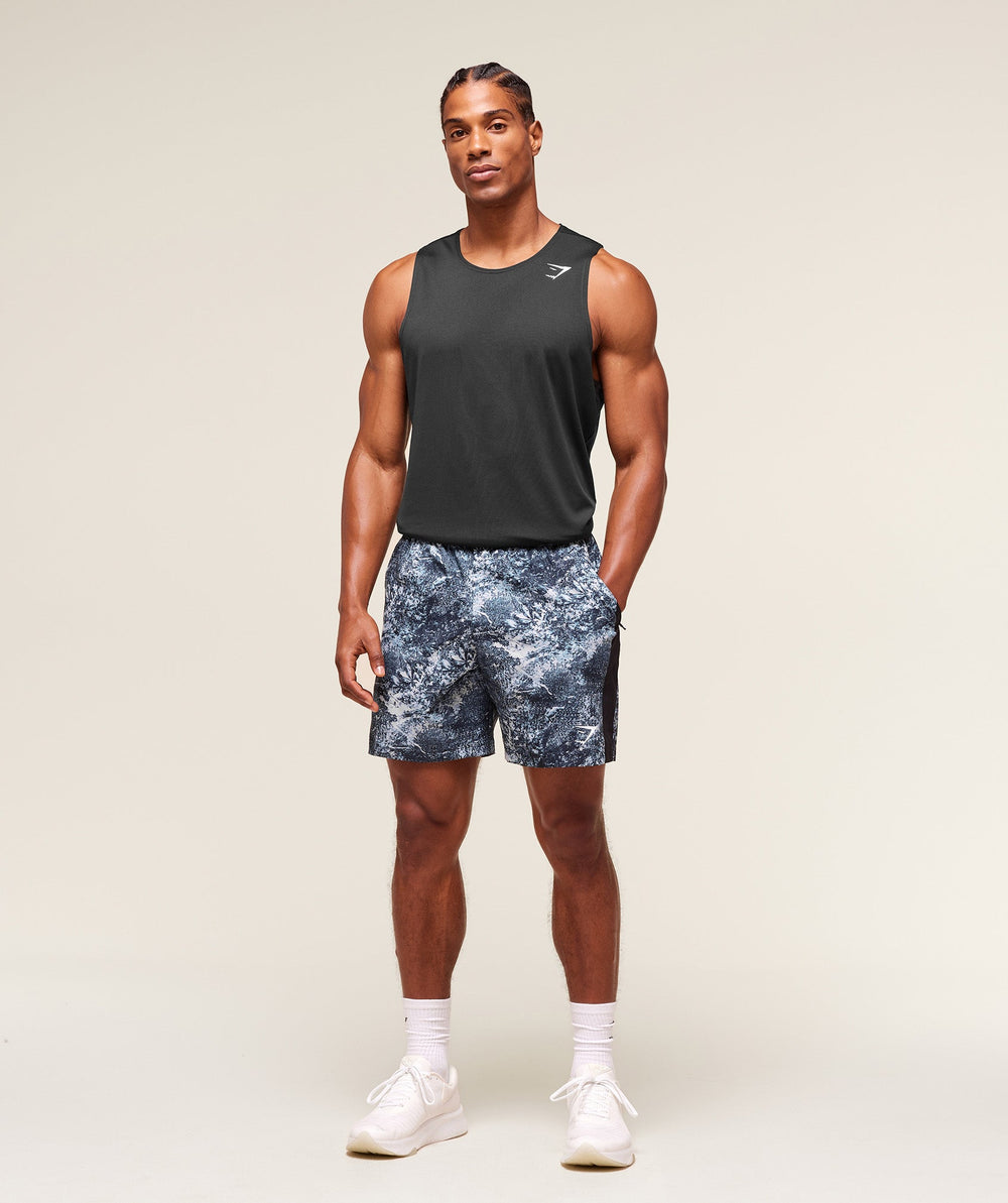 Sport  7" Shorts - Smoke Blue/Black