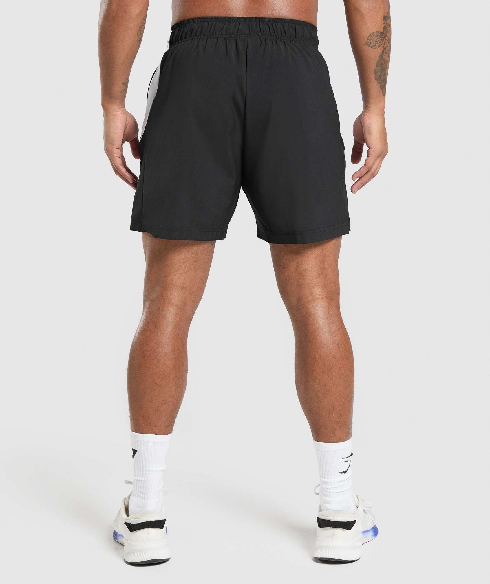 Sport Panel 7" Shorts - Black/White