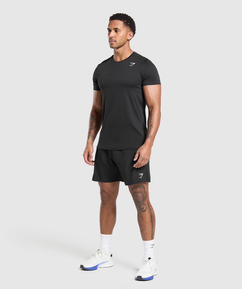 Sport Panel 7" Shorts - Black/White