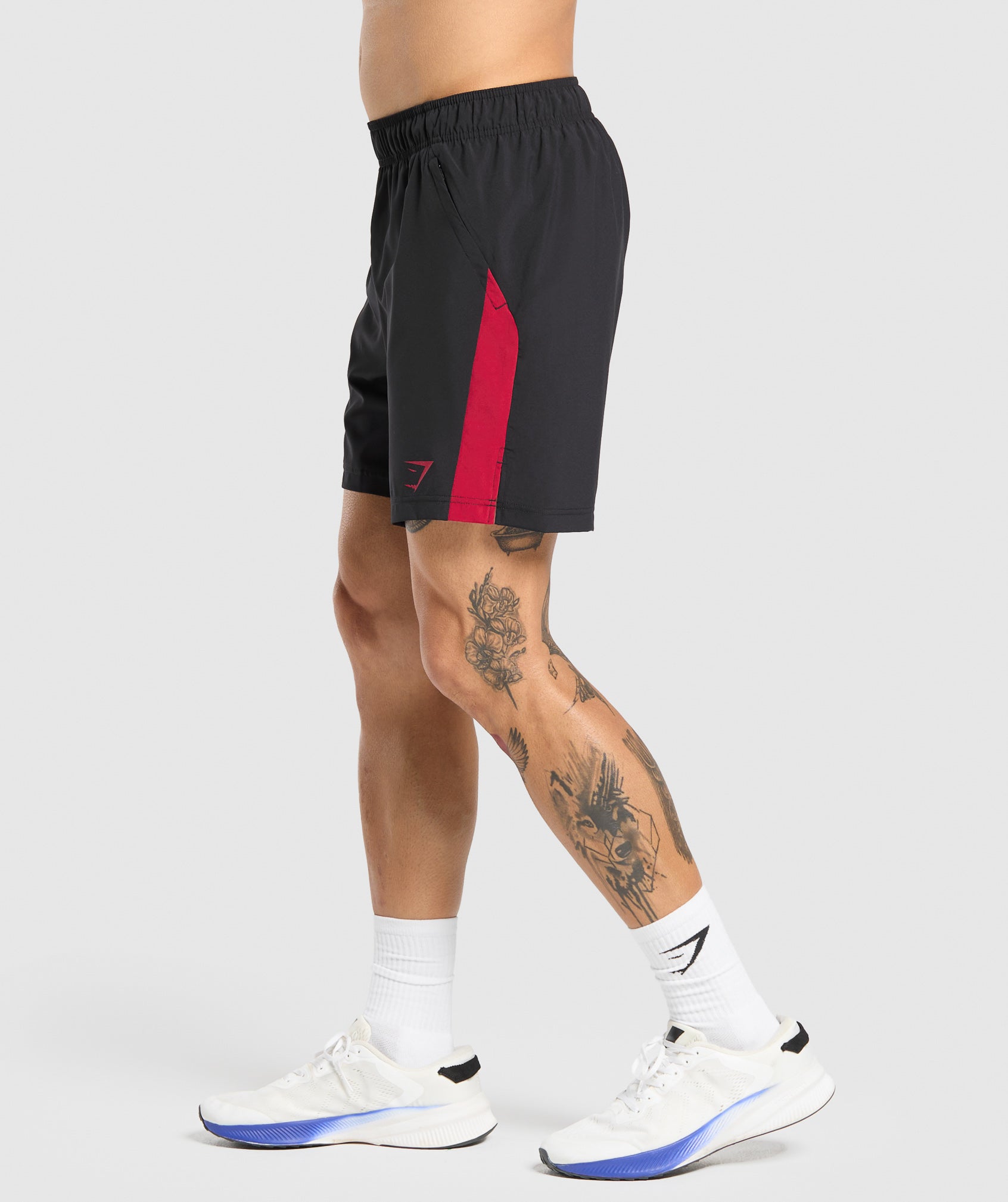 Sport  7" Shorts - Black/Conditioning Red