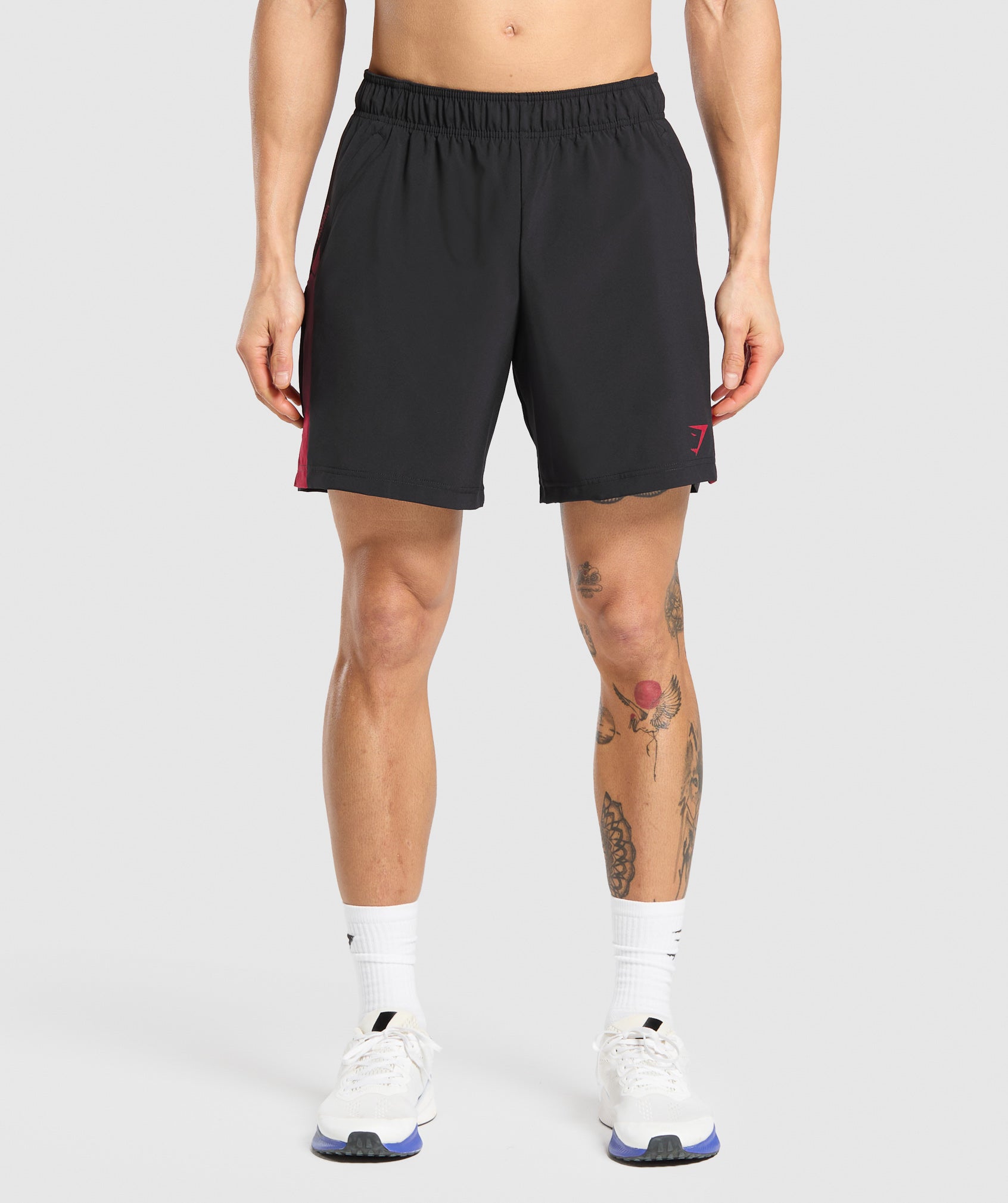 Sport  7" Shorts - Black/Conditioning Red
