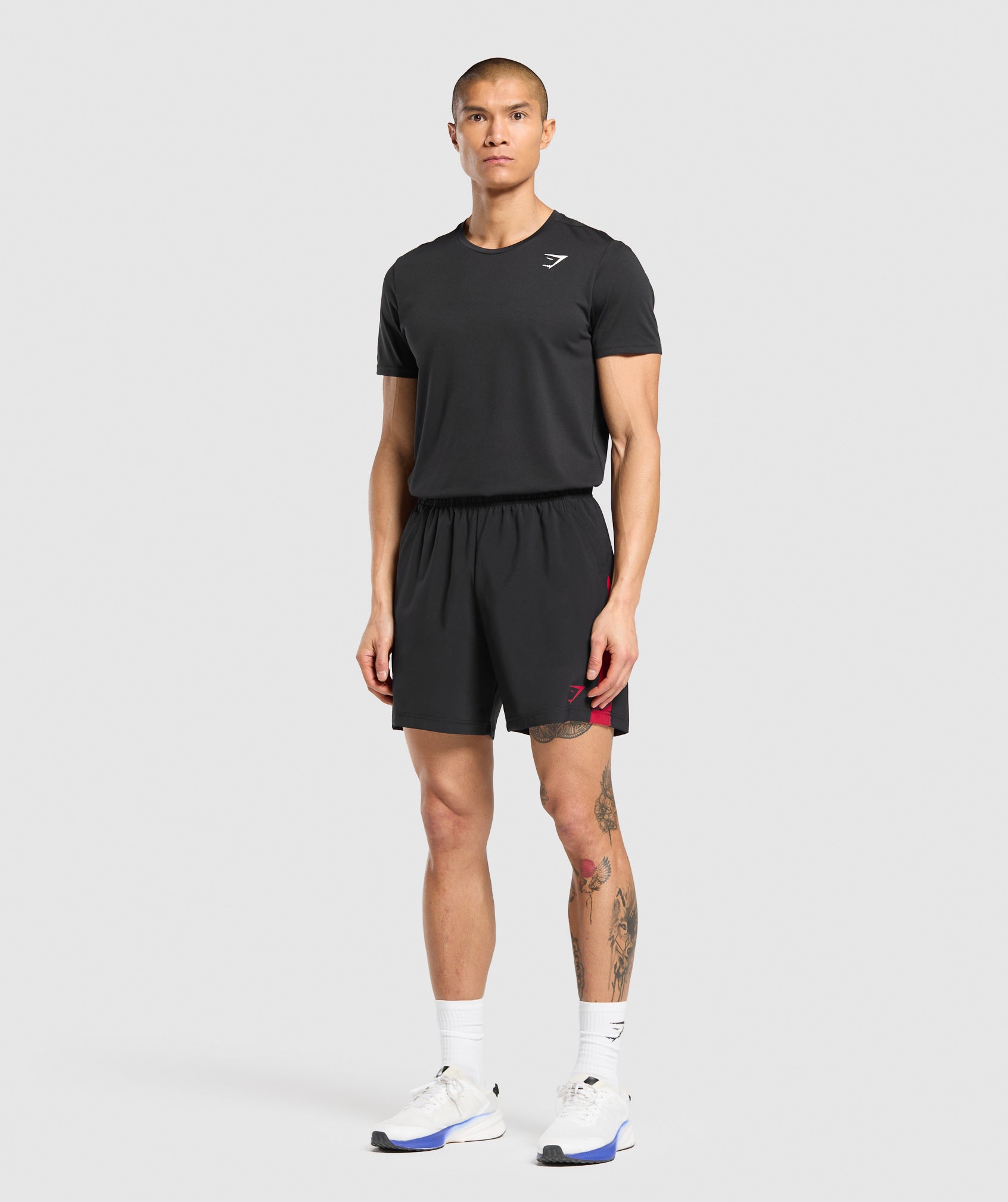 Sport  7" Shorts - Black/Conditioning Red