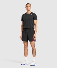 Sport  7" Shorts - Black/Conditioning Red