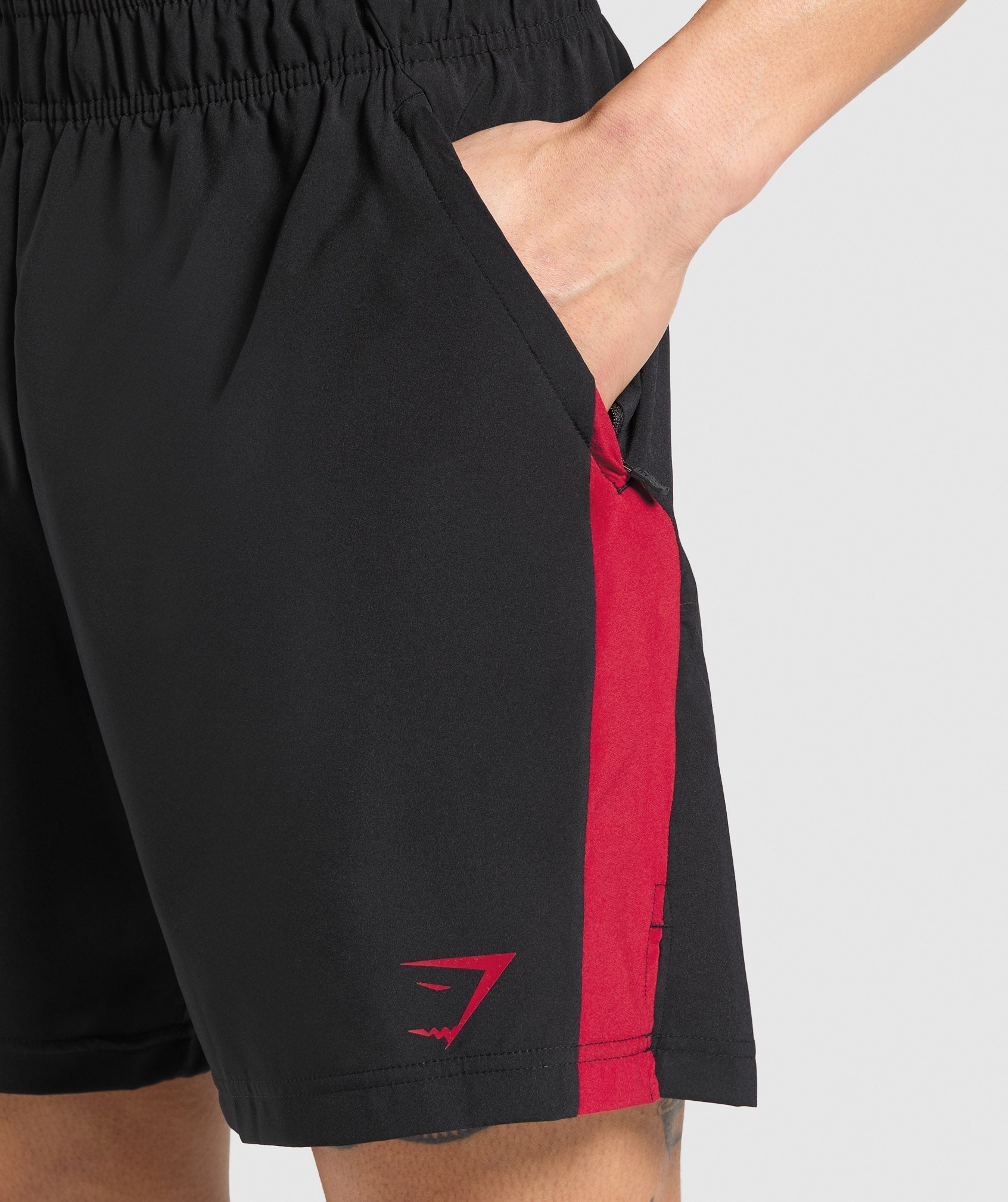 Sport  7" Shorts - Black/Conditioning Red