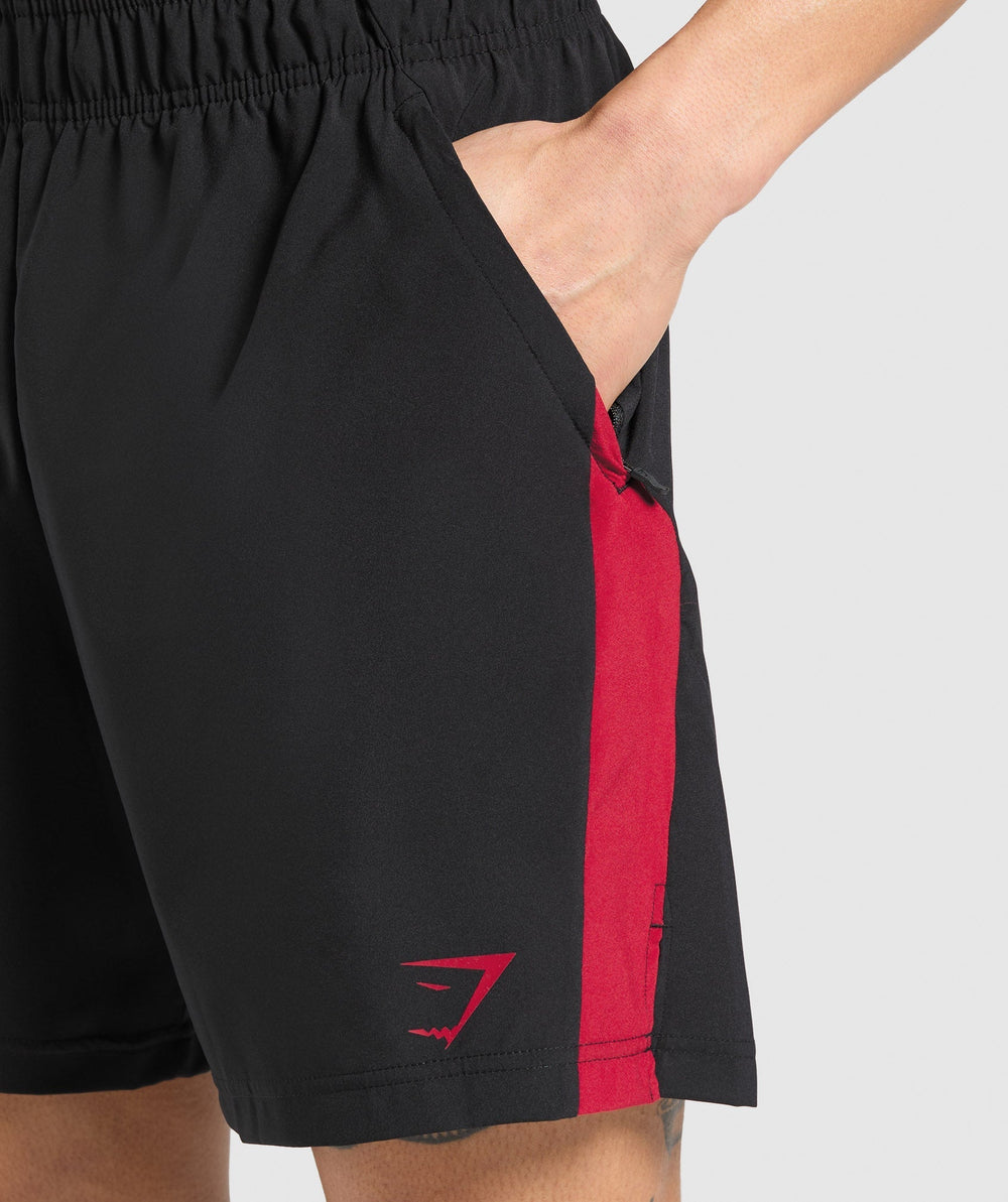 Sport  7" Shorts - Black/Conditioning Red
