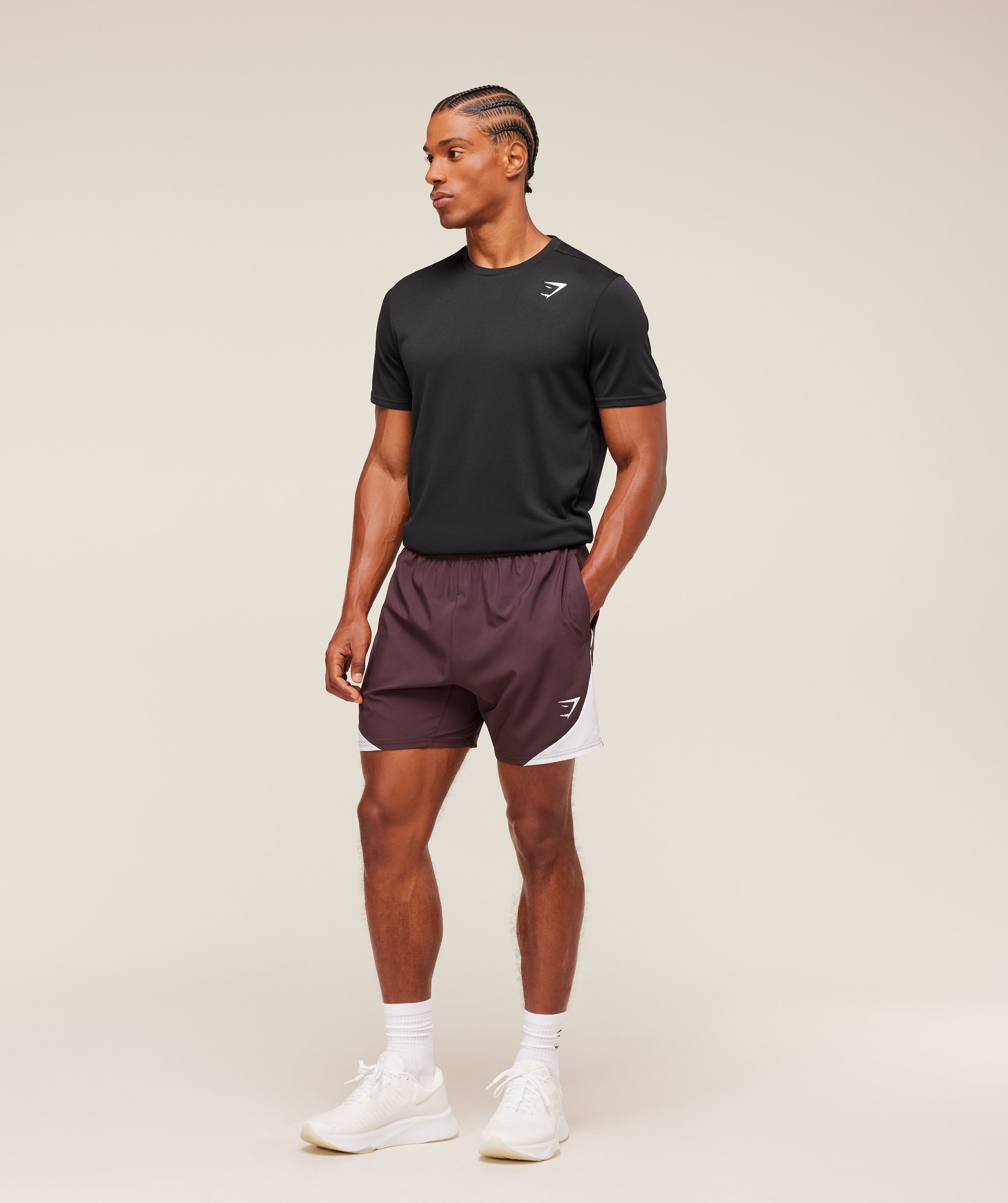 Arrival Block 6" Shorts - Cherry Purple