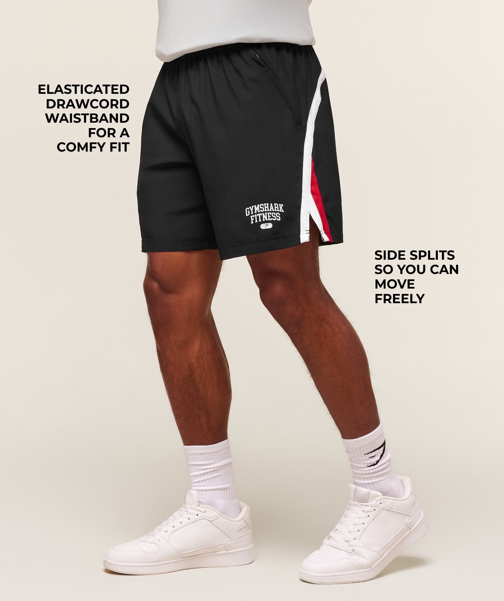 Varsity 7" Shorts - Black
