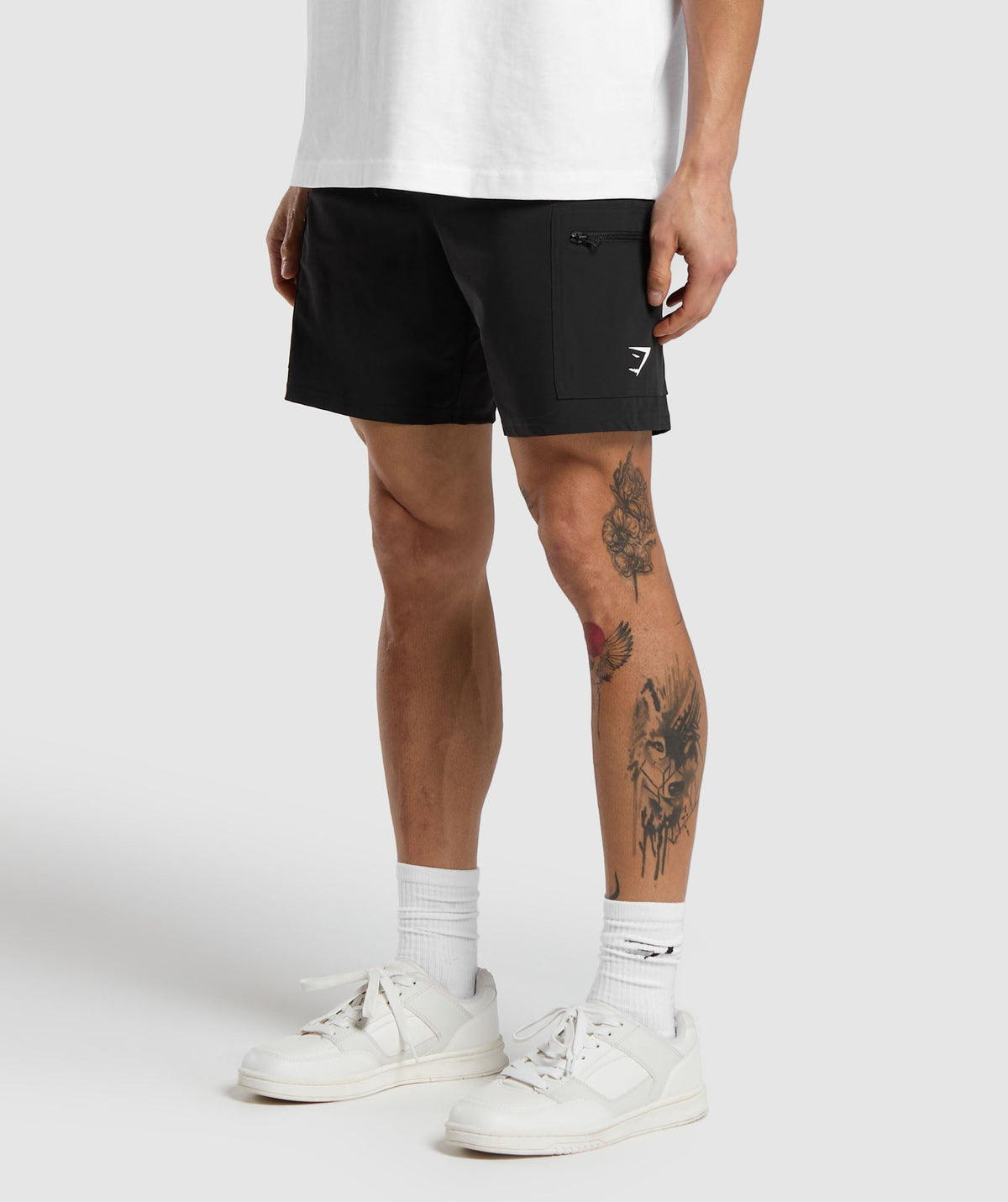 Rest Day 6" Cargo Shorts - Black