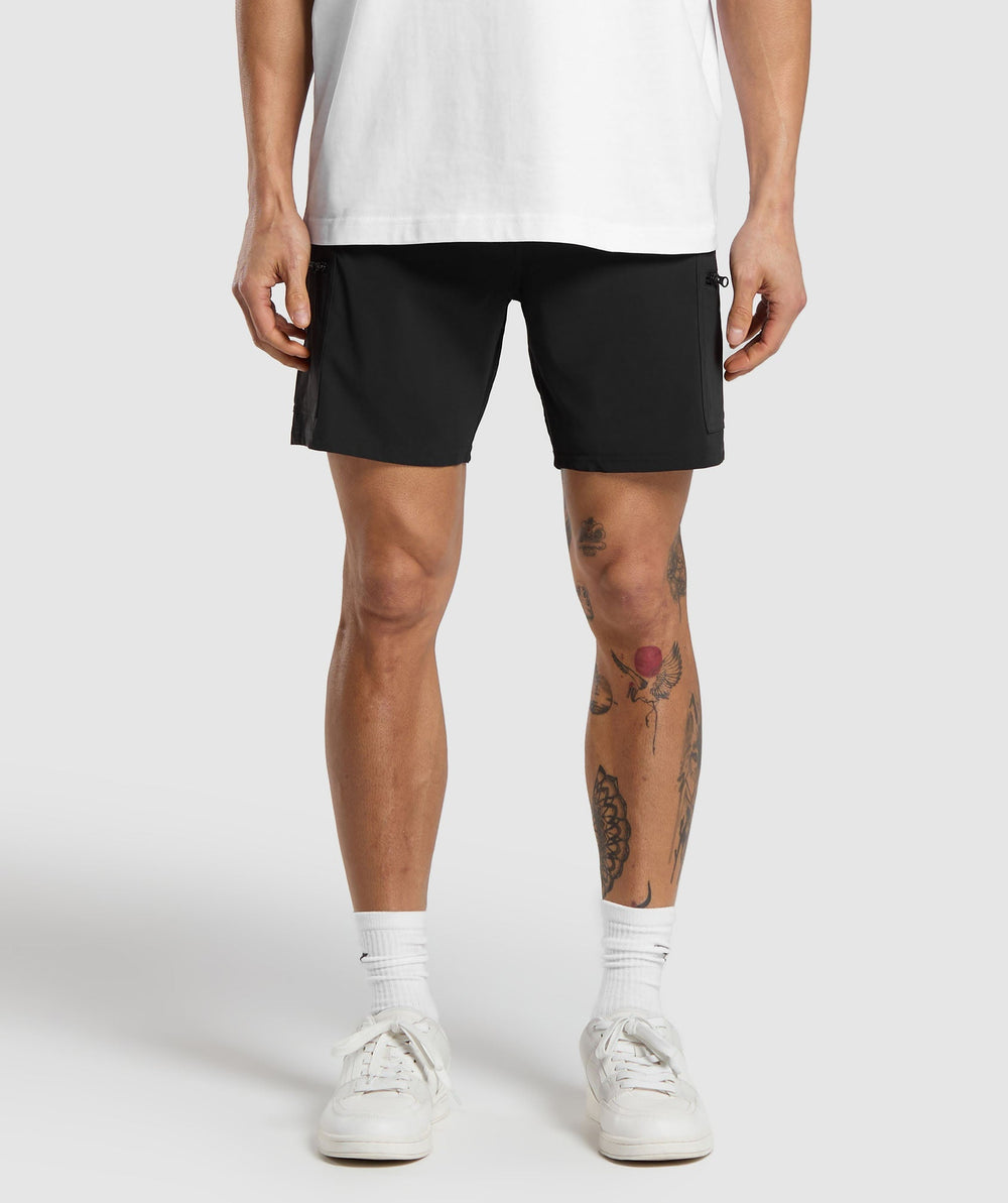 Rest Day 6" Cargo Shorts - Black