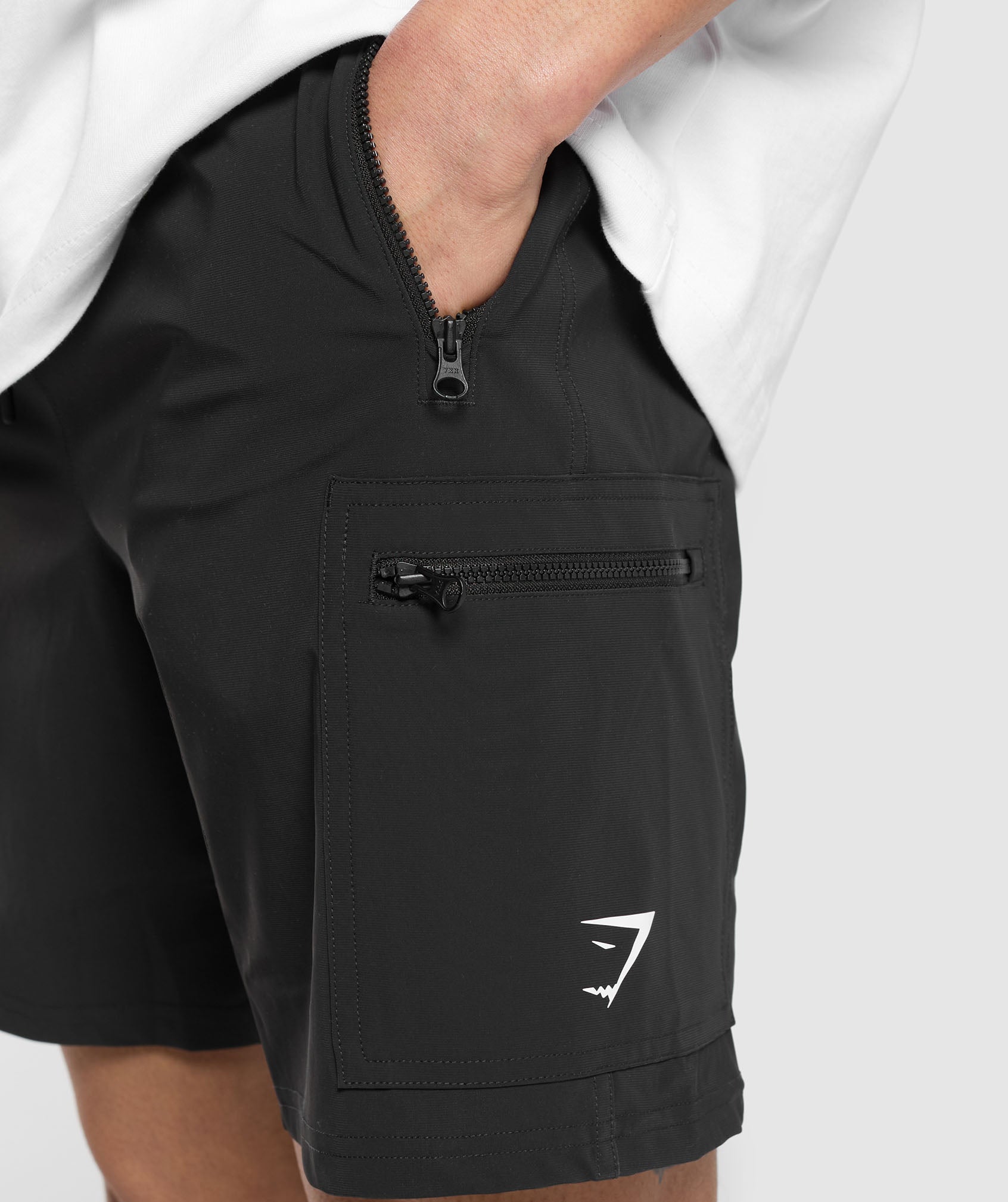 Rest Day 6" Cargo Shorts - Black