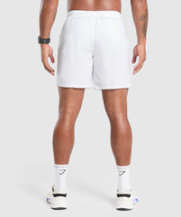 Arrival 7" Shorts - White
