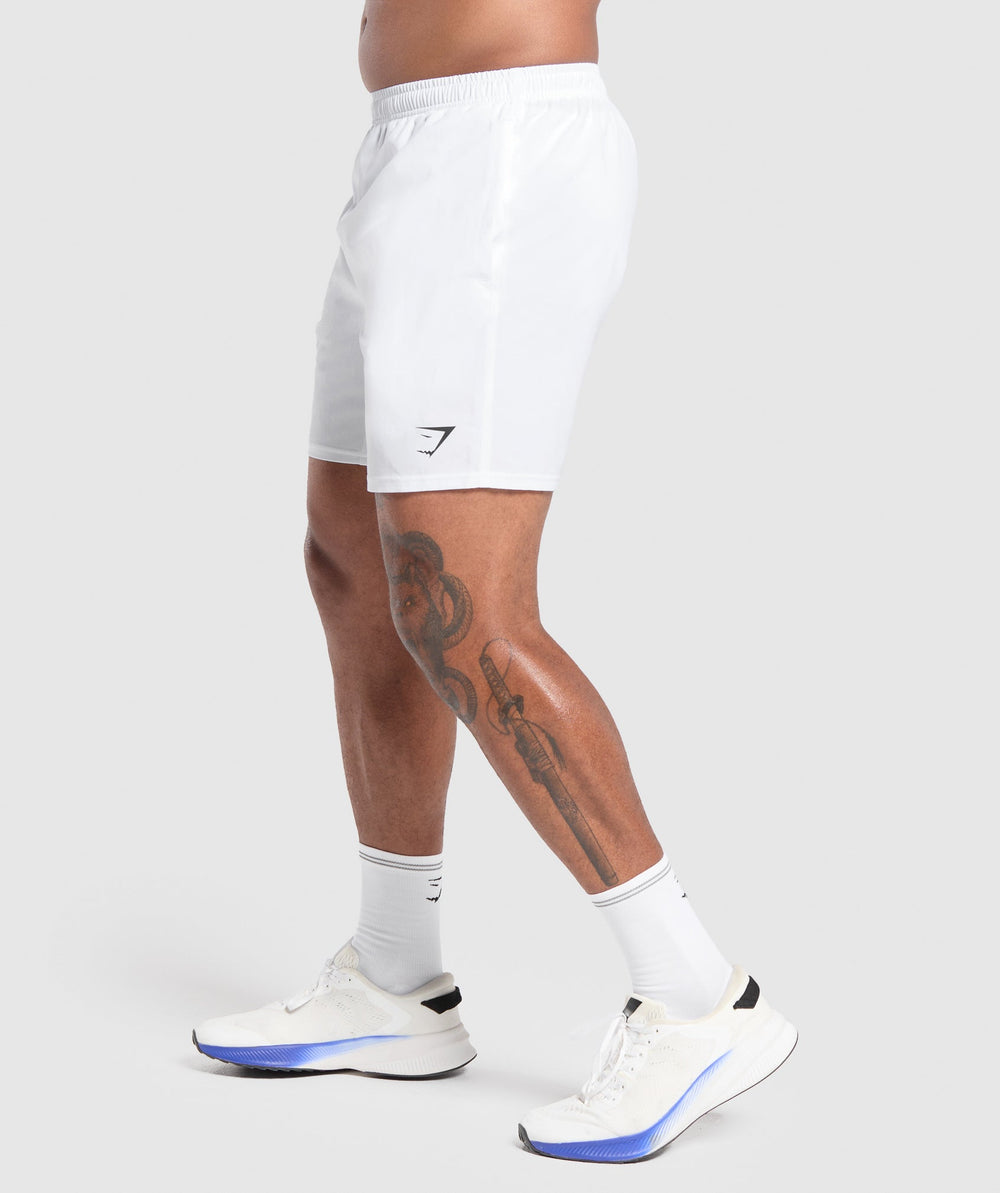 Arrival 7" Shorts - White