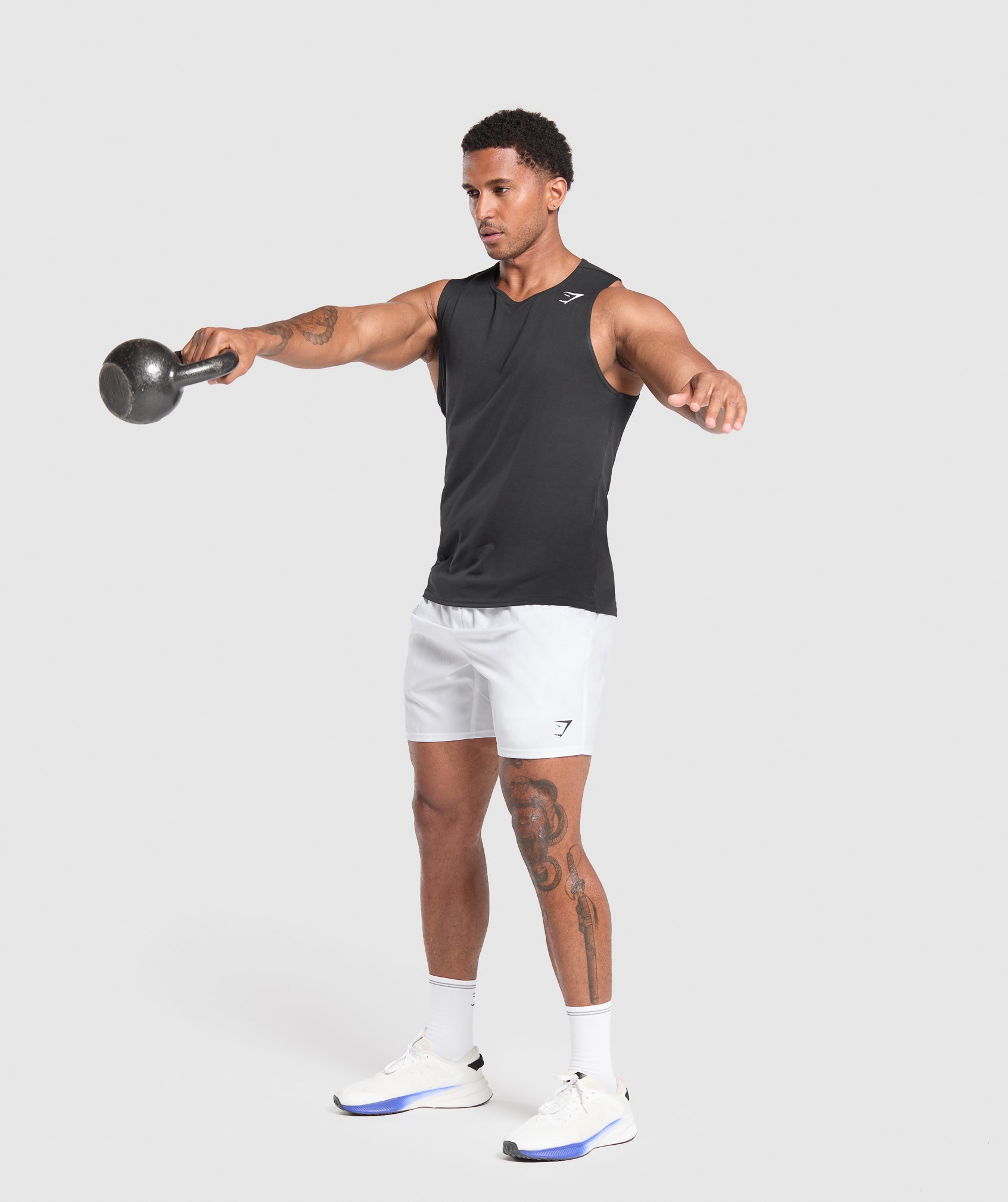 Arrival 7" Shorts - White