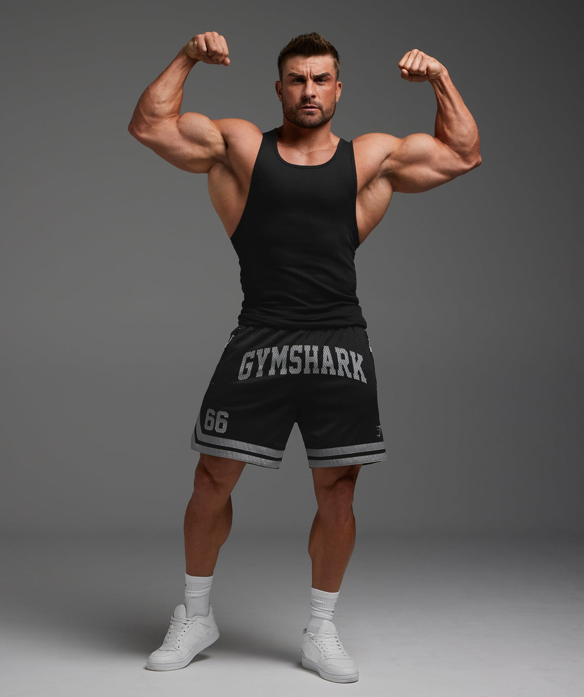 Varsity Mesh Shorts - Black