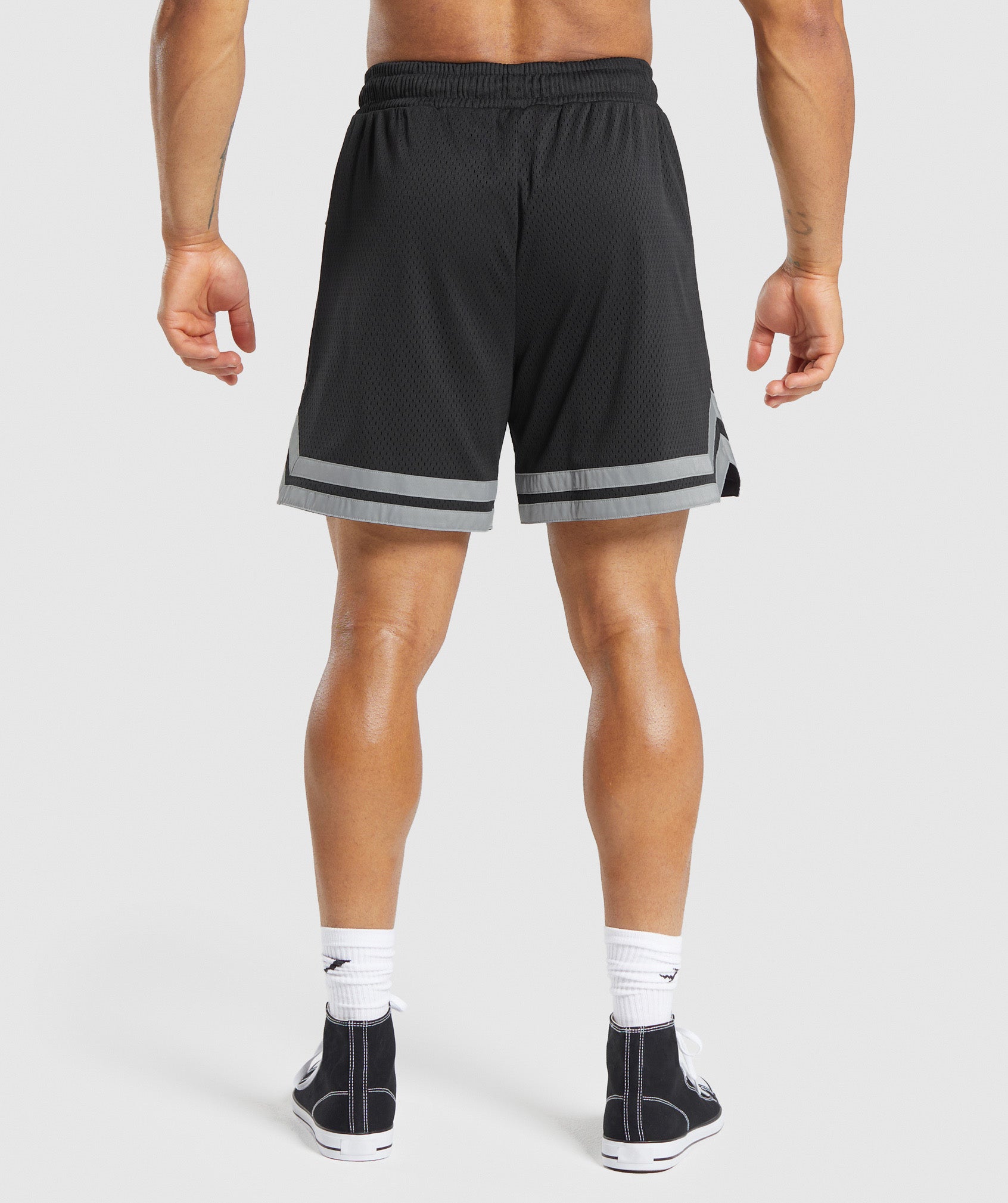 Varsity Mesh Shorts - Black