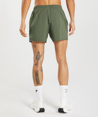 Arrival 5" Shorts - Core Olive
