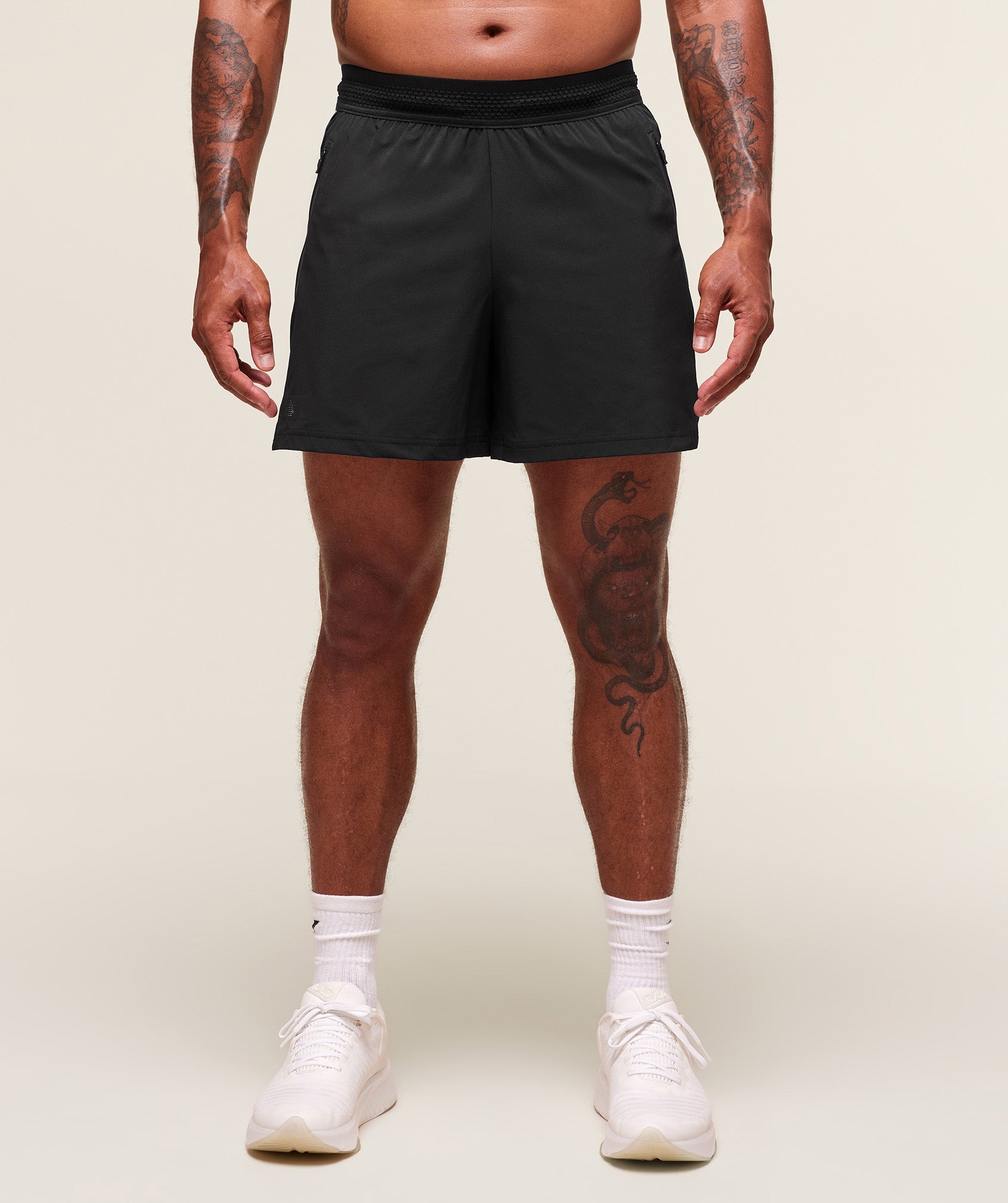 Fit Elite 5" Shorts - Black