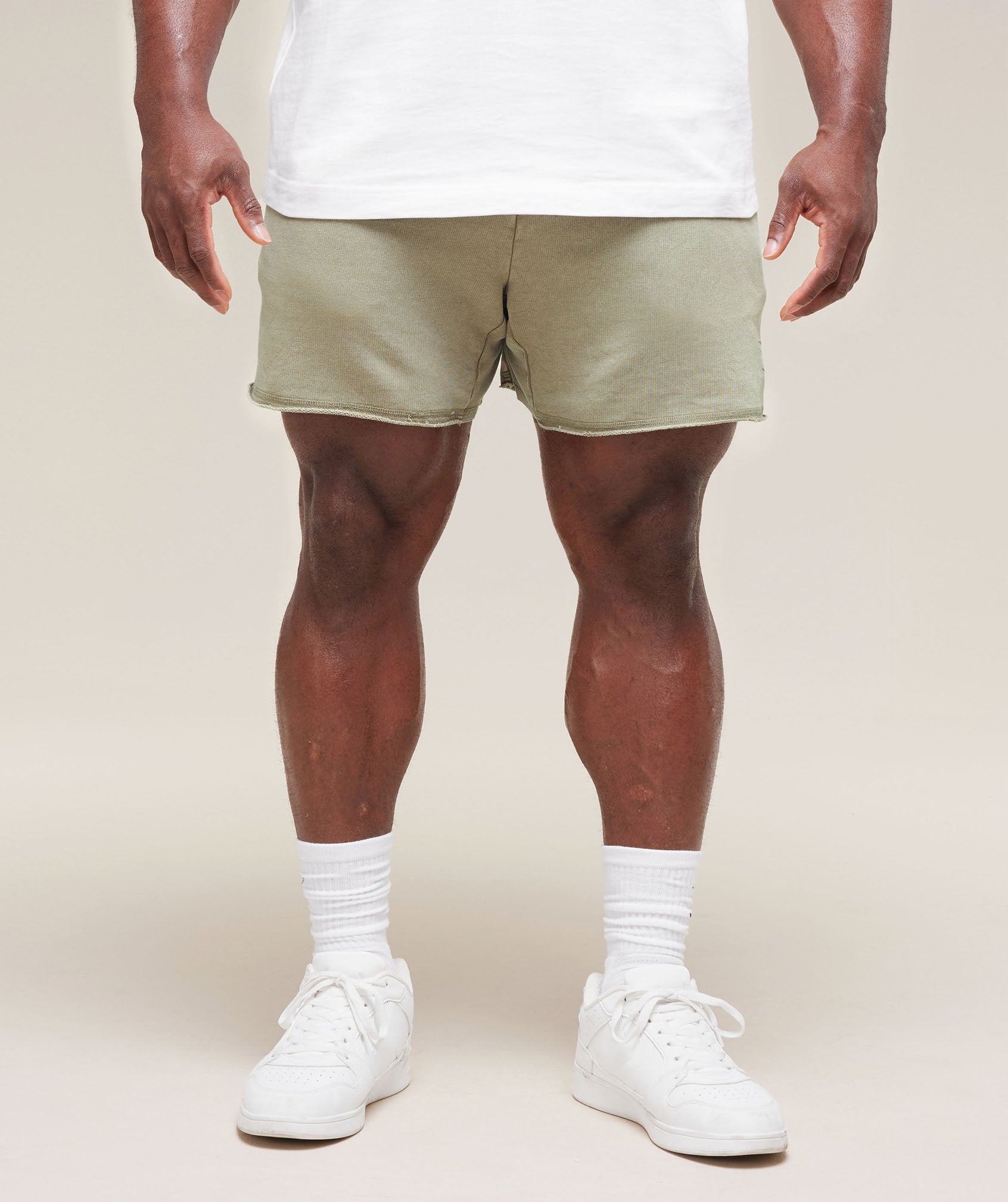 Heritage 5" Shorts - Stone Grey