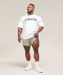 Heritage 5" Shorts - Stone Grey