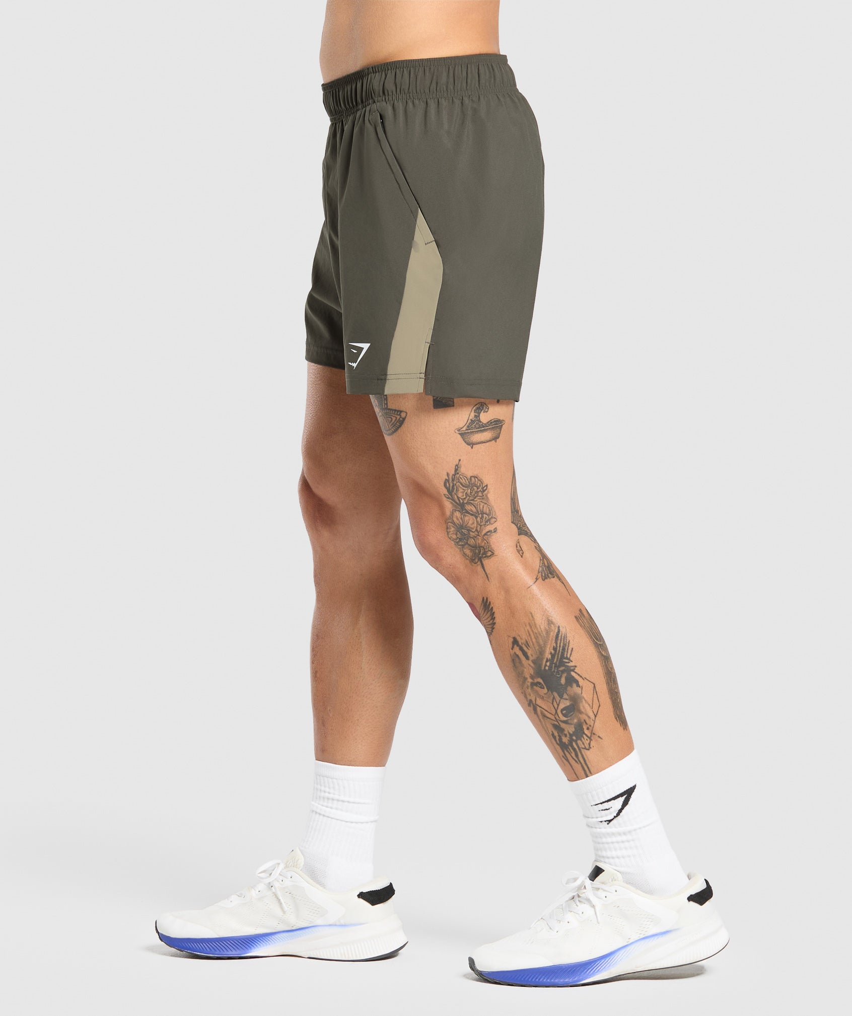 Sport  5" Shorts - Strength Green/Utility Green