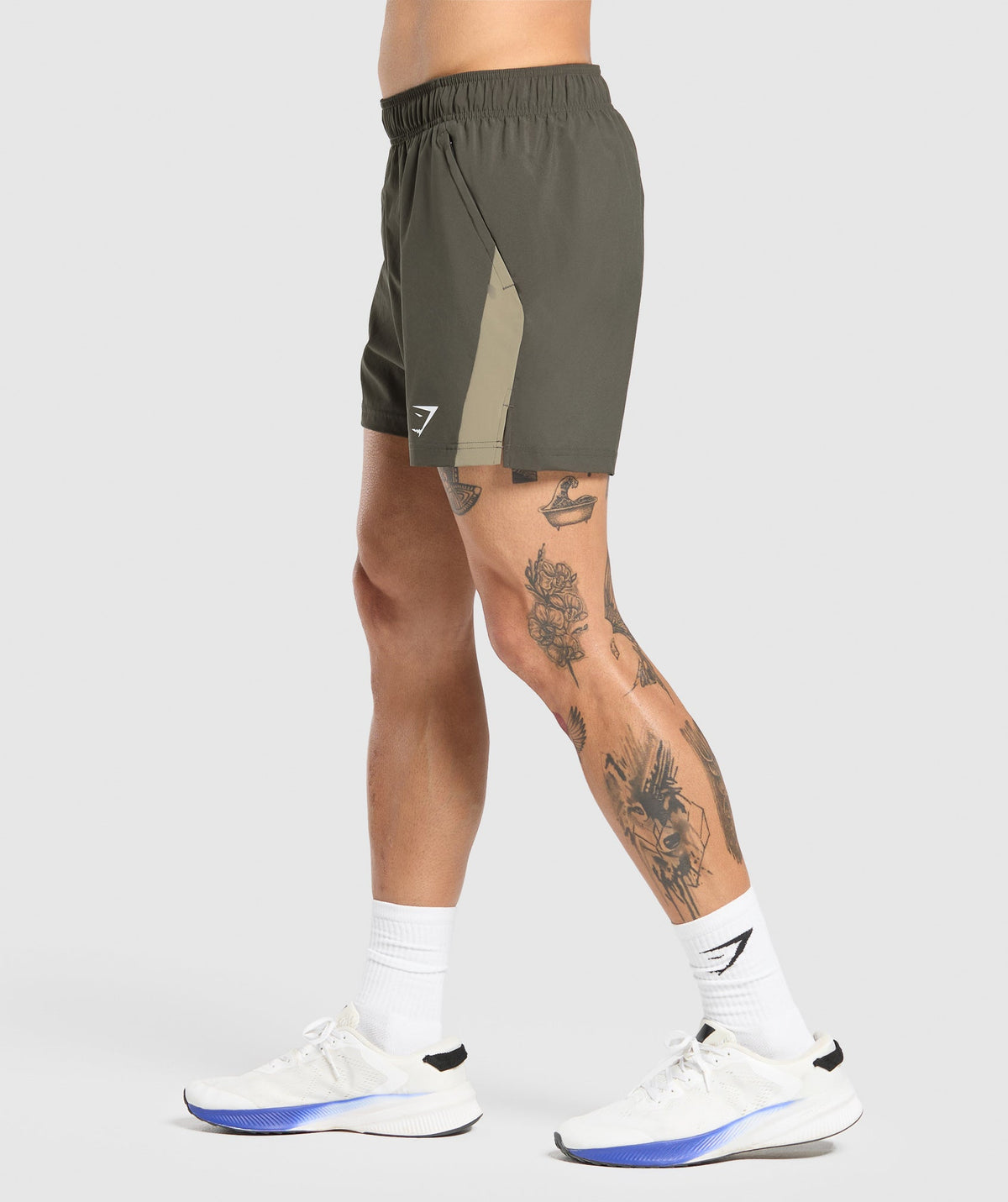 Sport  5" Shorts - Strength Green/Utility Green
