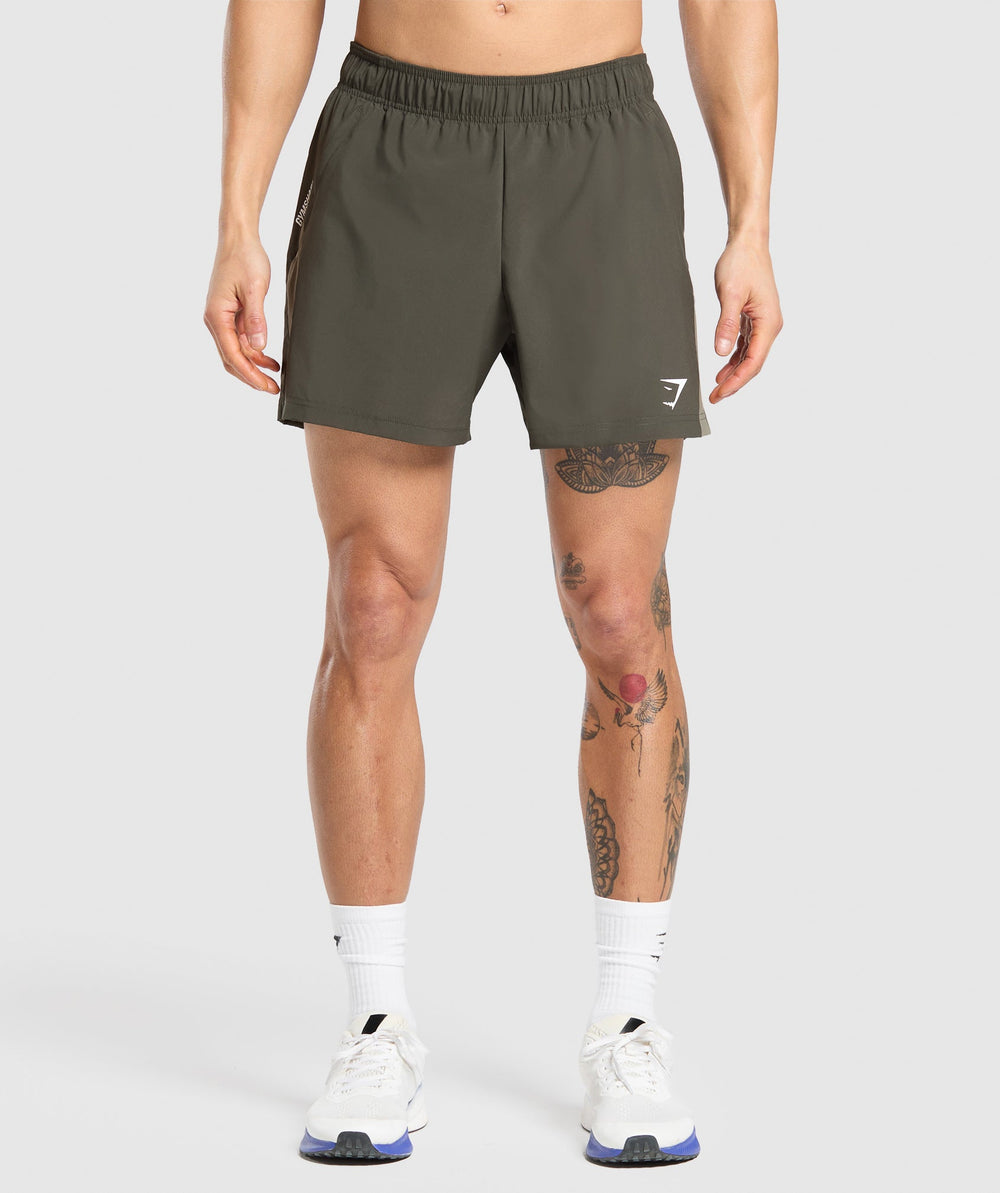 Sport  5" Shorts - Strength Green/Utility Green