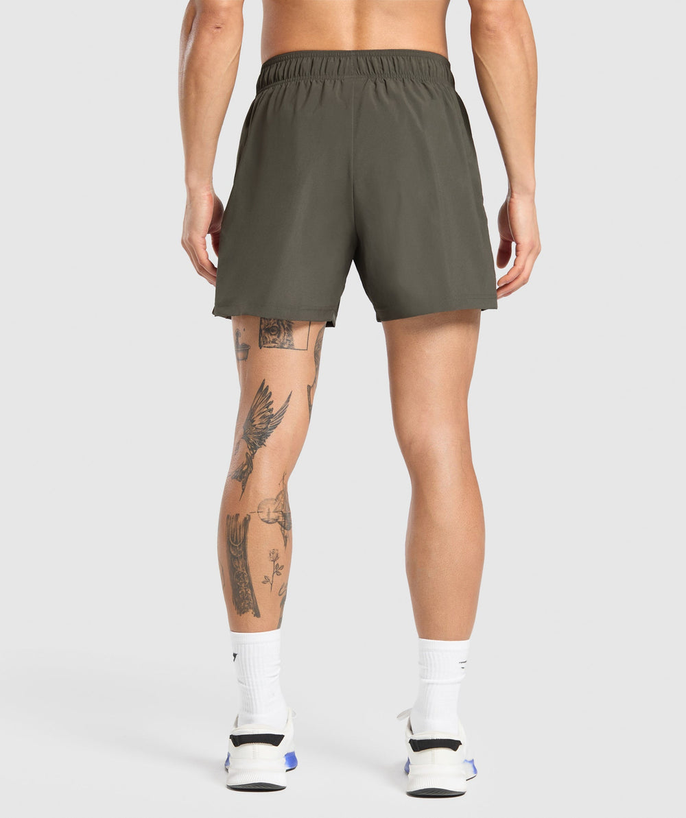 Sport  5" Shorts - Strength Green/Utility Green