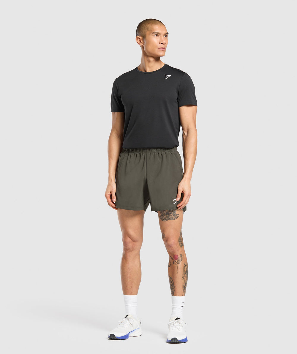 Sport  5" Shorts - Strength Green/Utility Green
