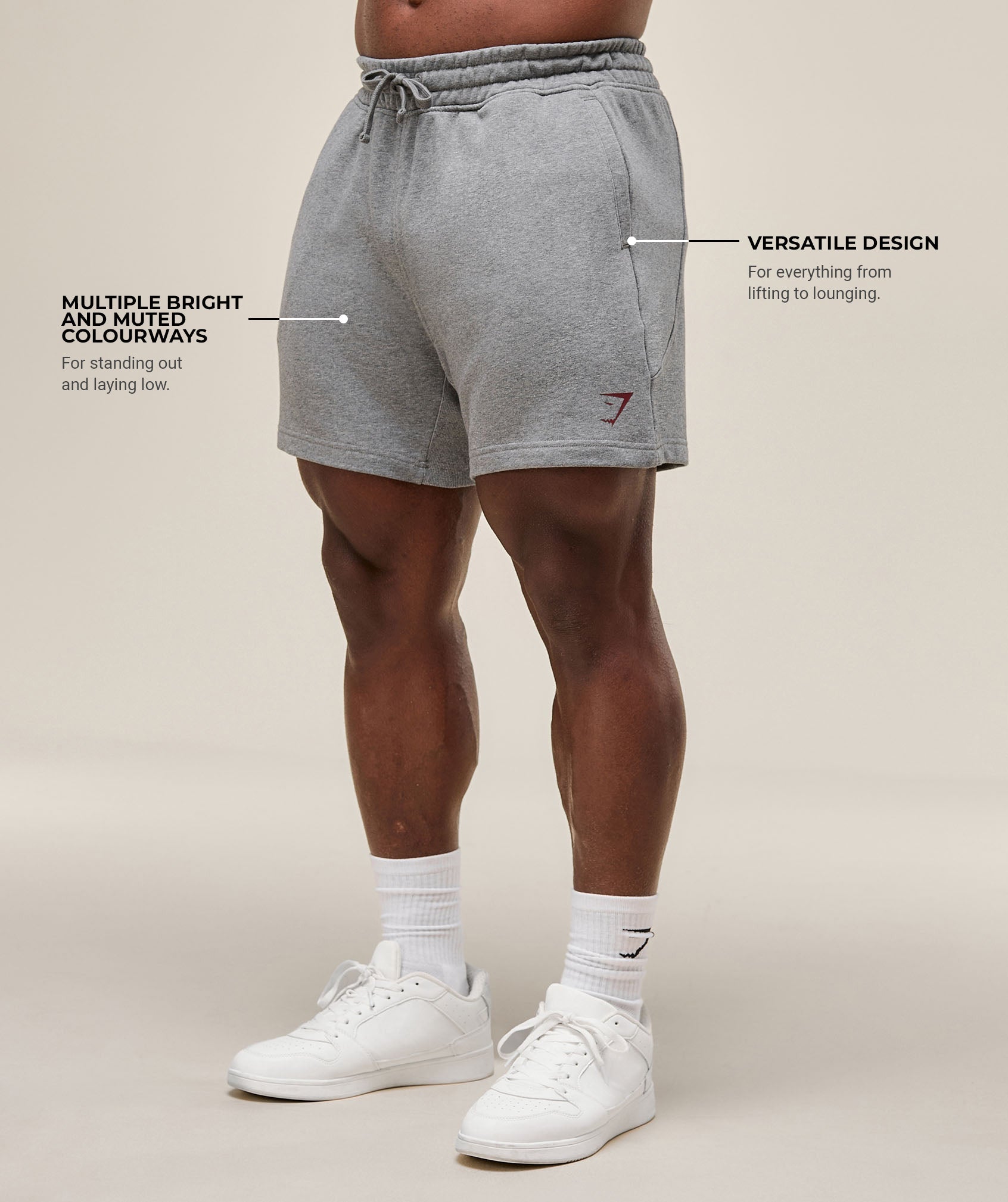 Power 5" Shorts - Charcoal Core Marl