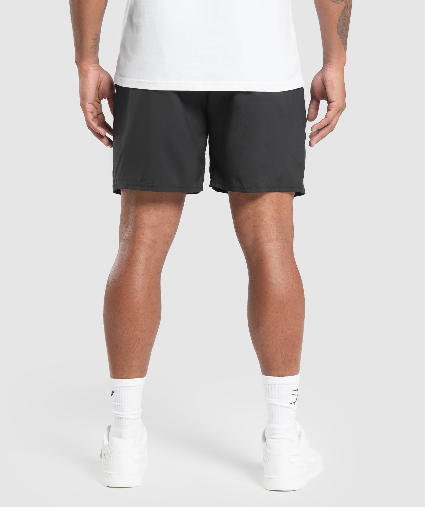 Collegiate Graphic Shorts - Black