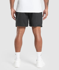 Collegiate Graphic Shorts - Black