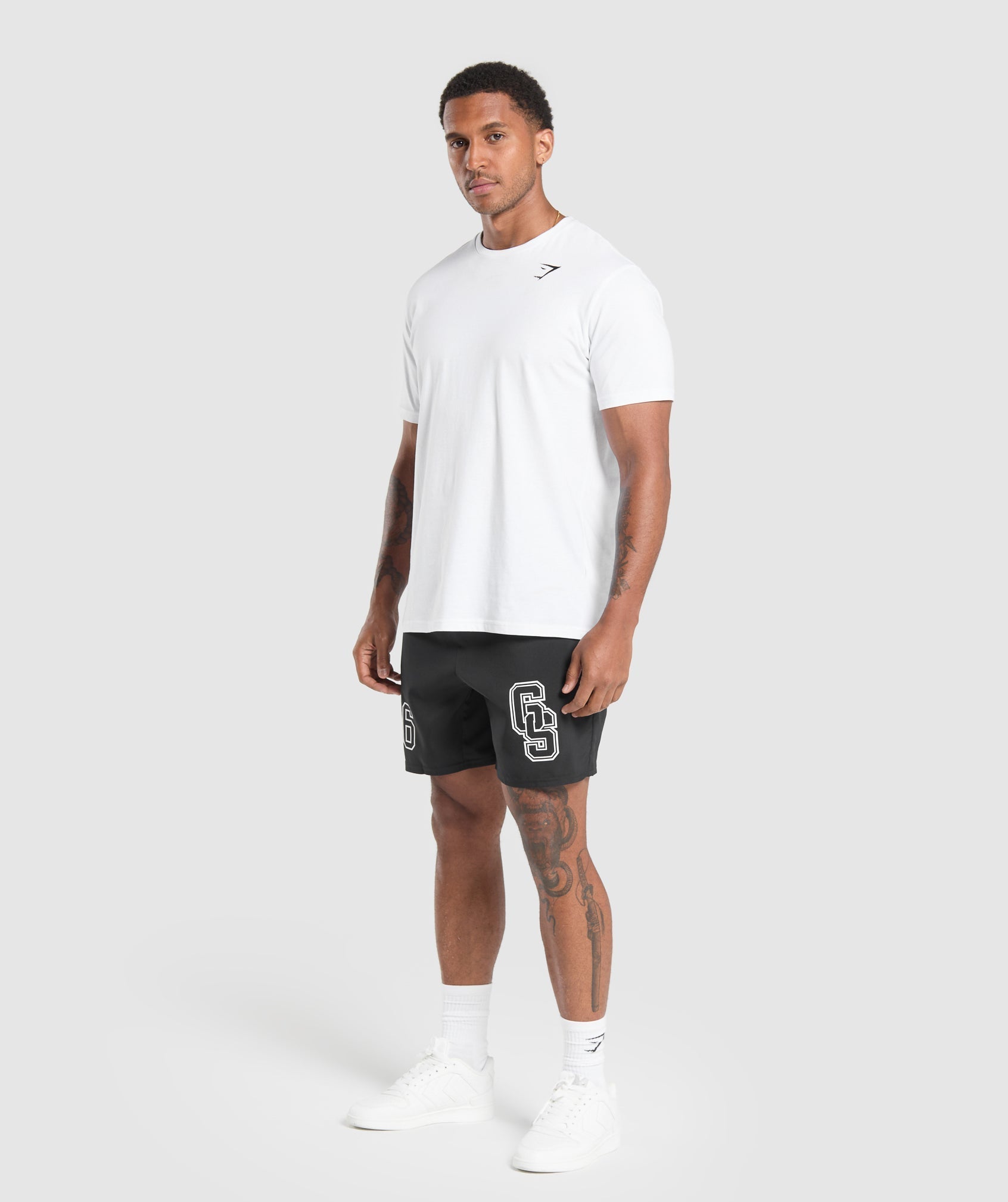 Collegiate Graphic Shorts - Black