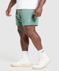Lifting Mesh 5" Shorts - Celeste Blue