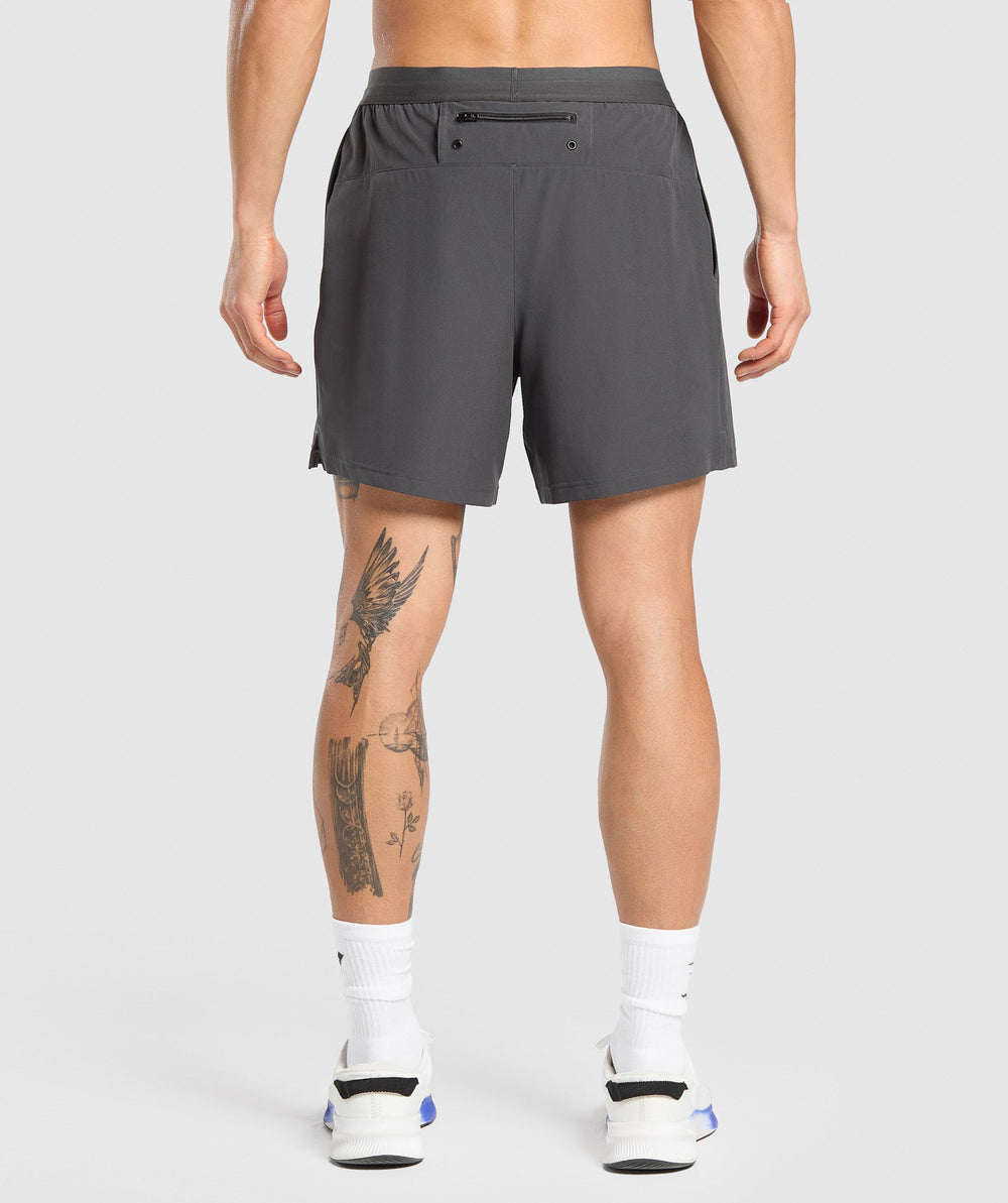 Land to Water 6" Shorts - Asphalt Grey