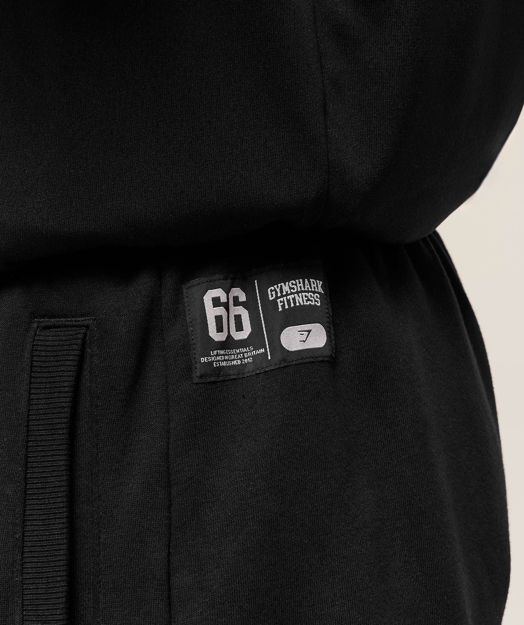 Varsity Oversized Joggers - Black