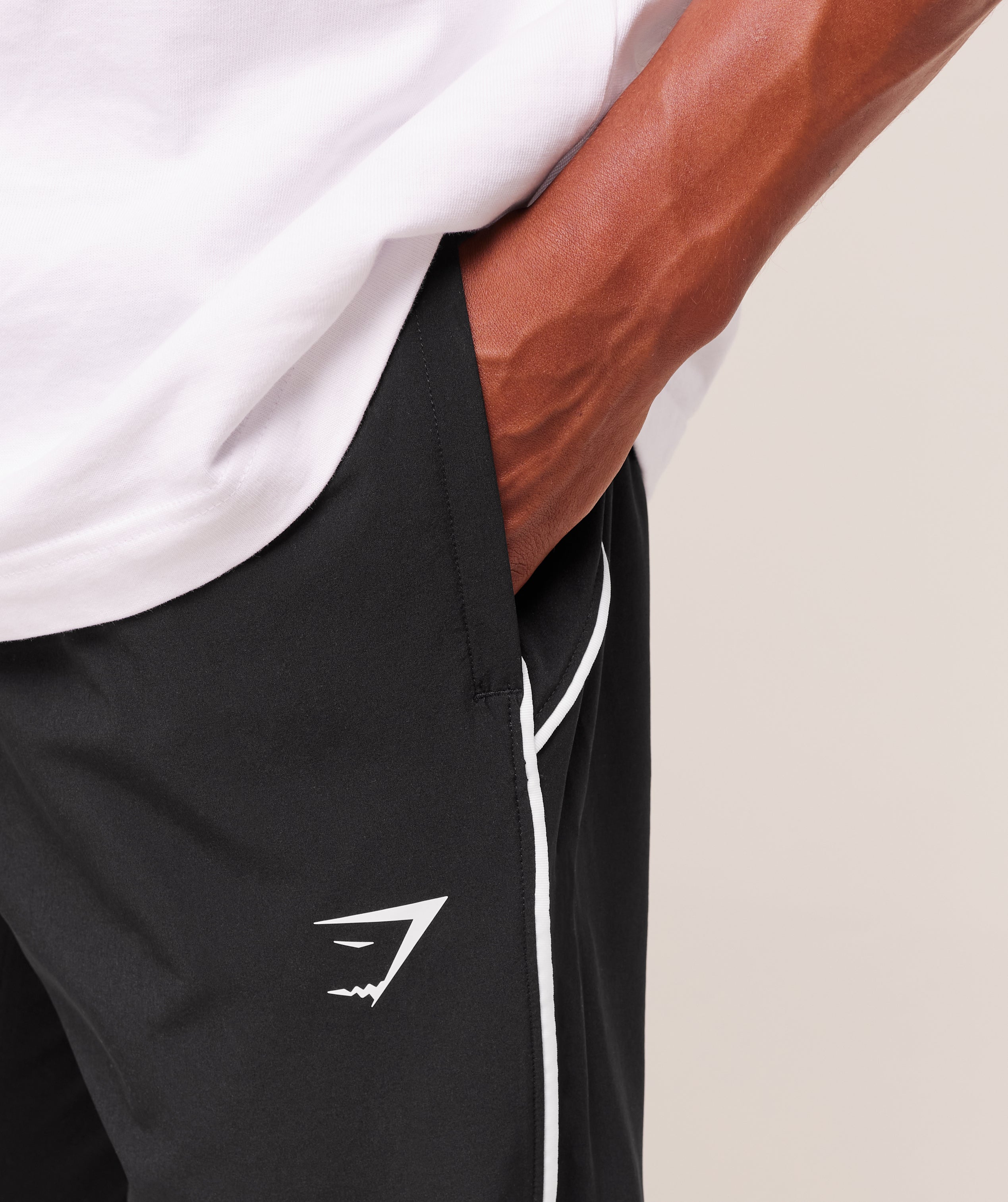 Arrival Woven Block Joggers - Black