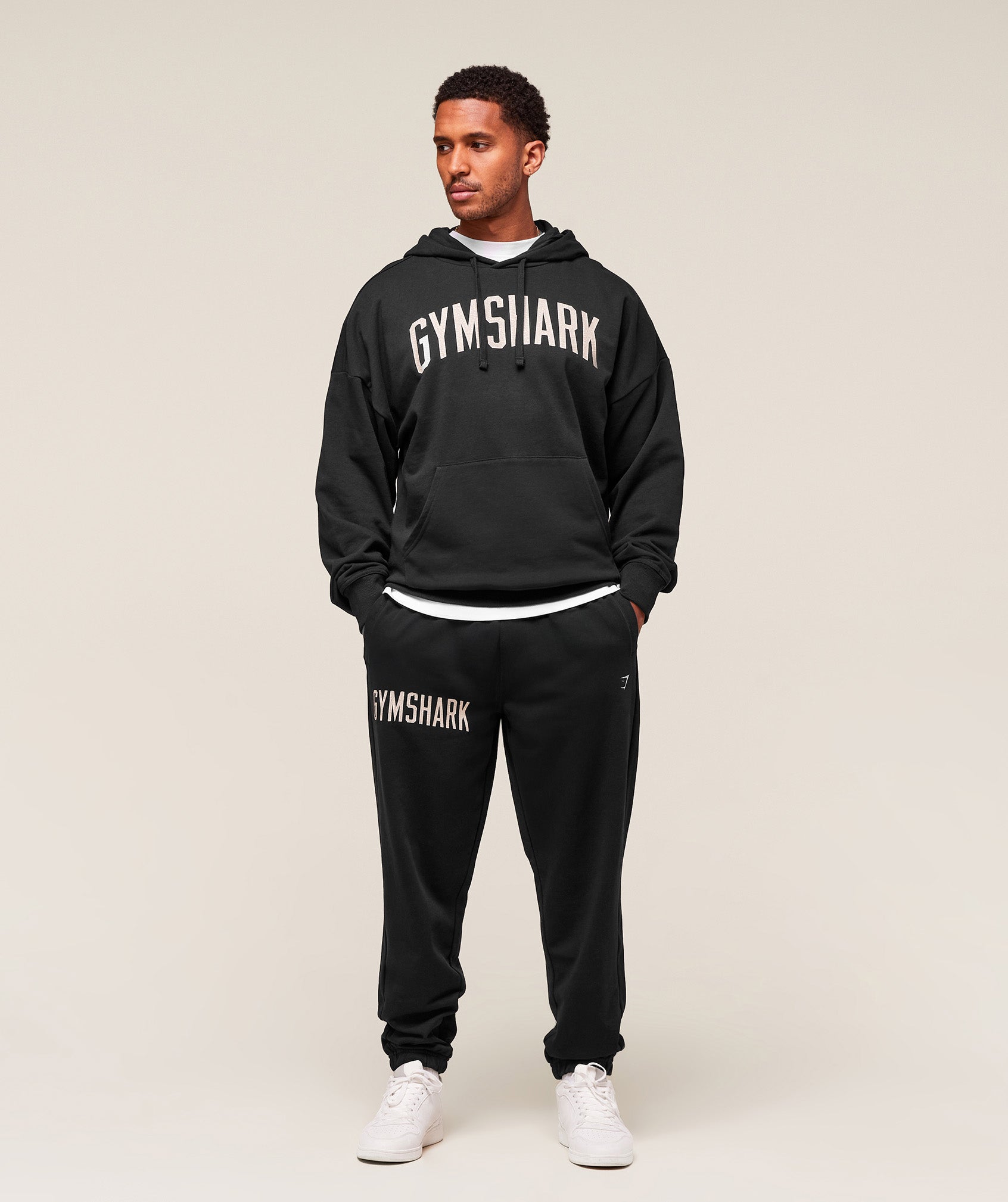 Worn Graphic Jogger - Black