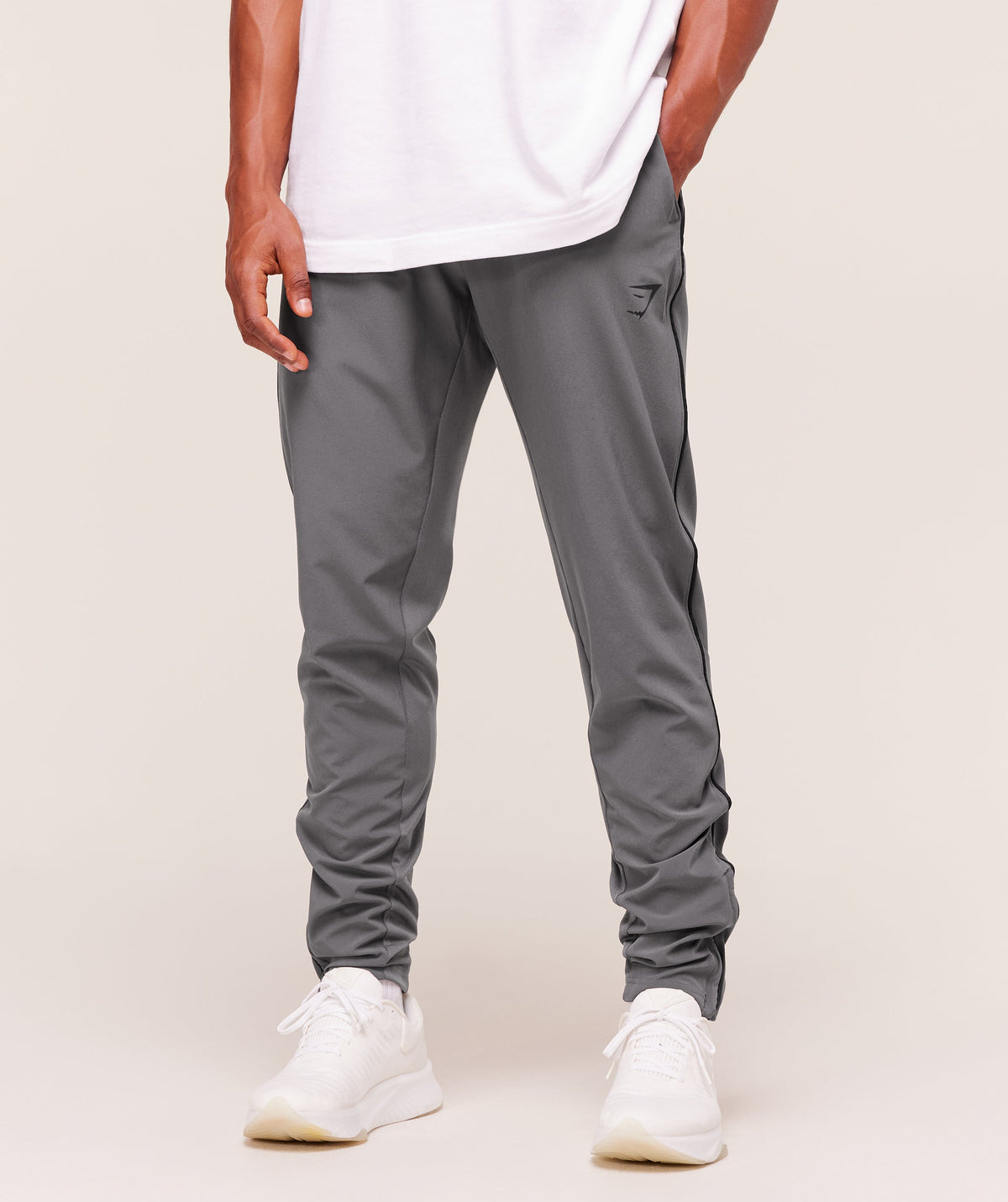 Arrival Woven Block Joggers - Dark Grey