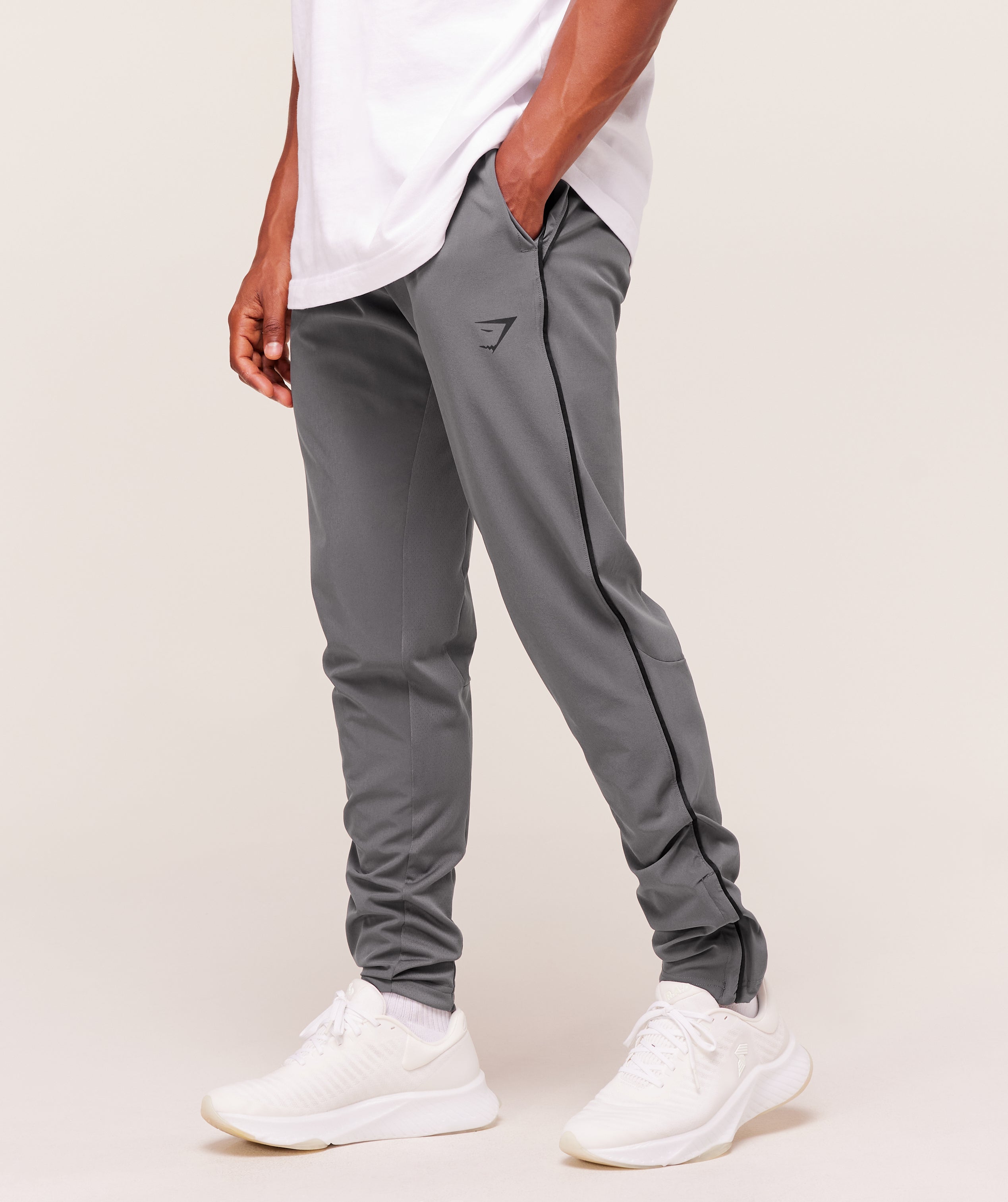 Arrival Woven Block Joggers - Dark Grey