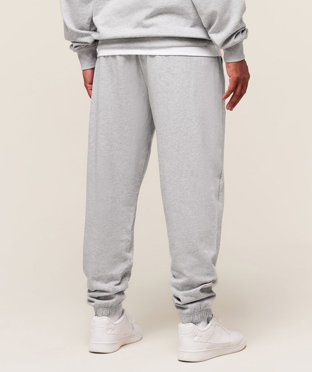 Worn Graphic Jogger - Light Grey Core Marl