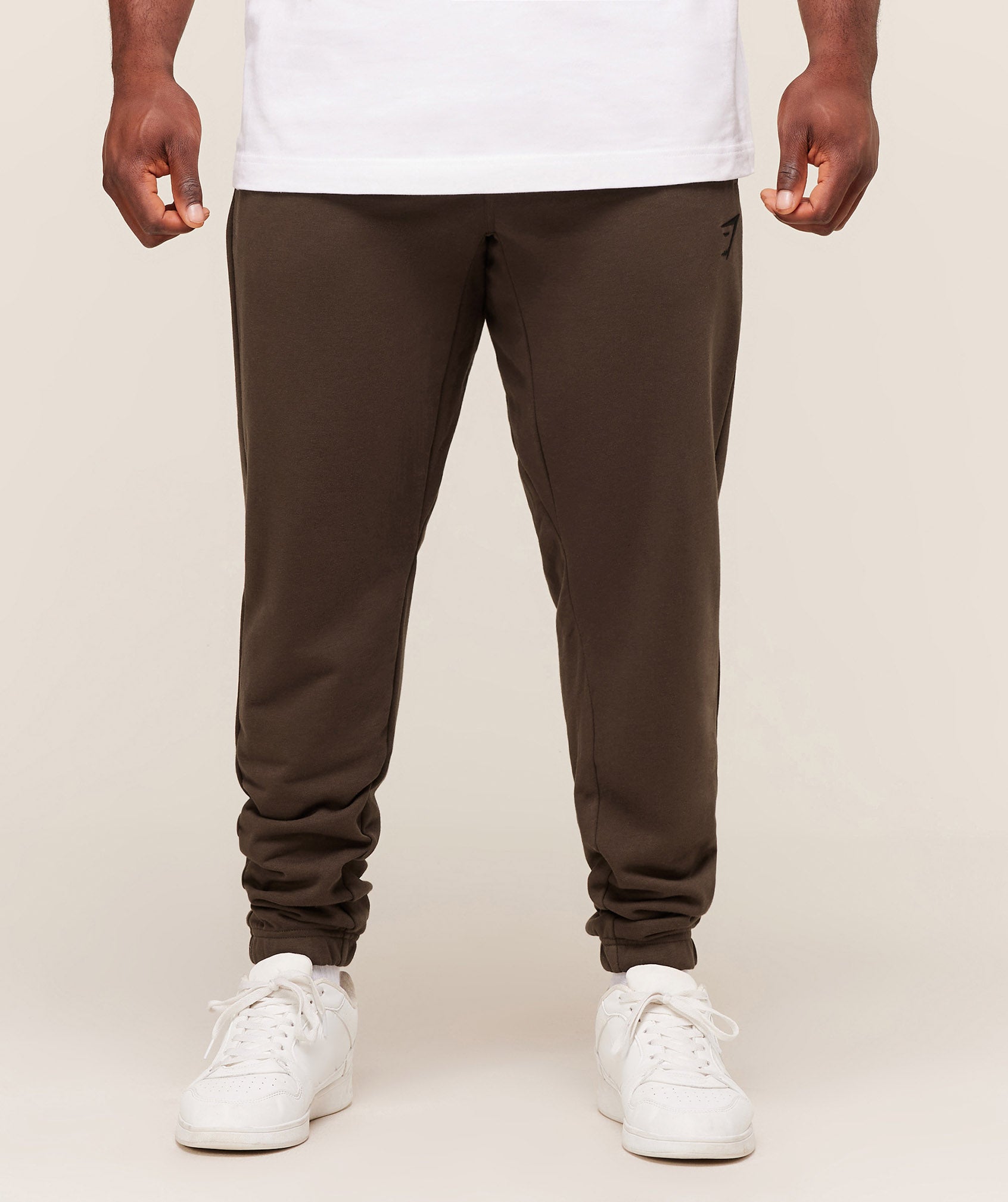 Essential Oversized Joggers - Archive Brown