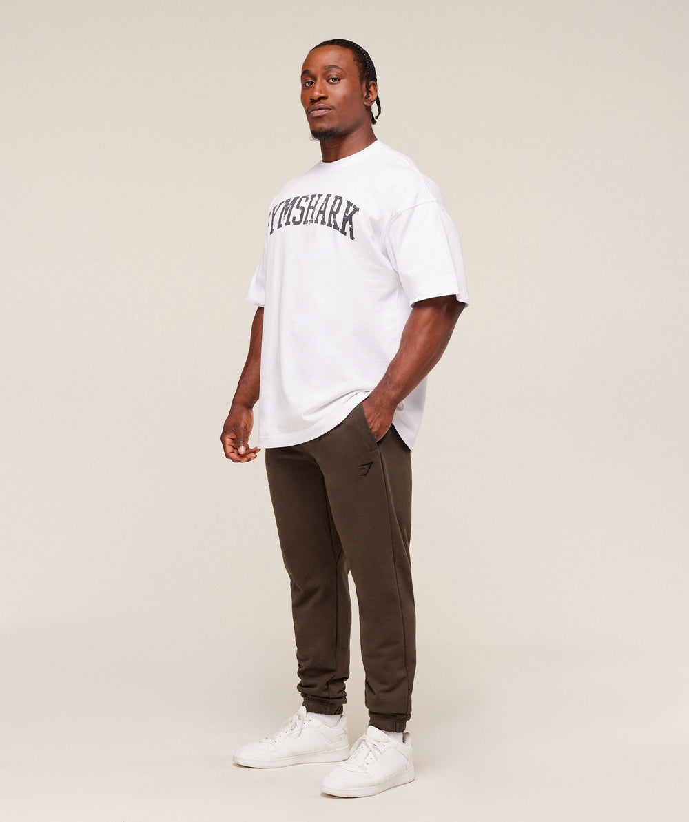 Essential Oversized Joggers - Archive Brown