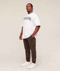 Essential Oversized Joggers - Archive Brown