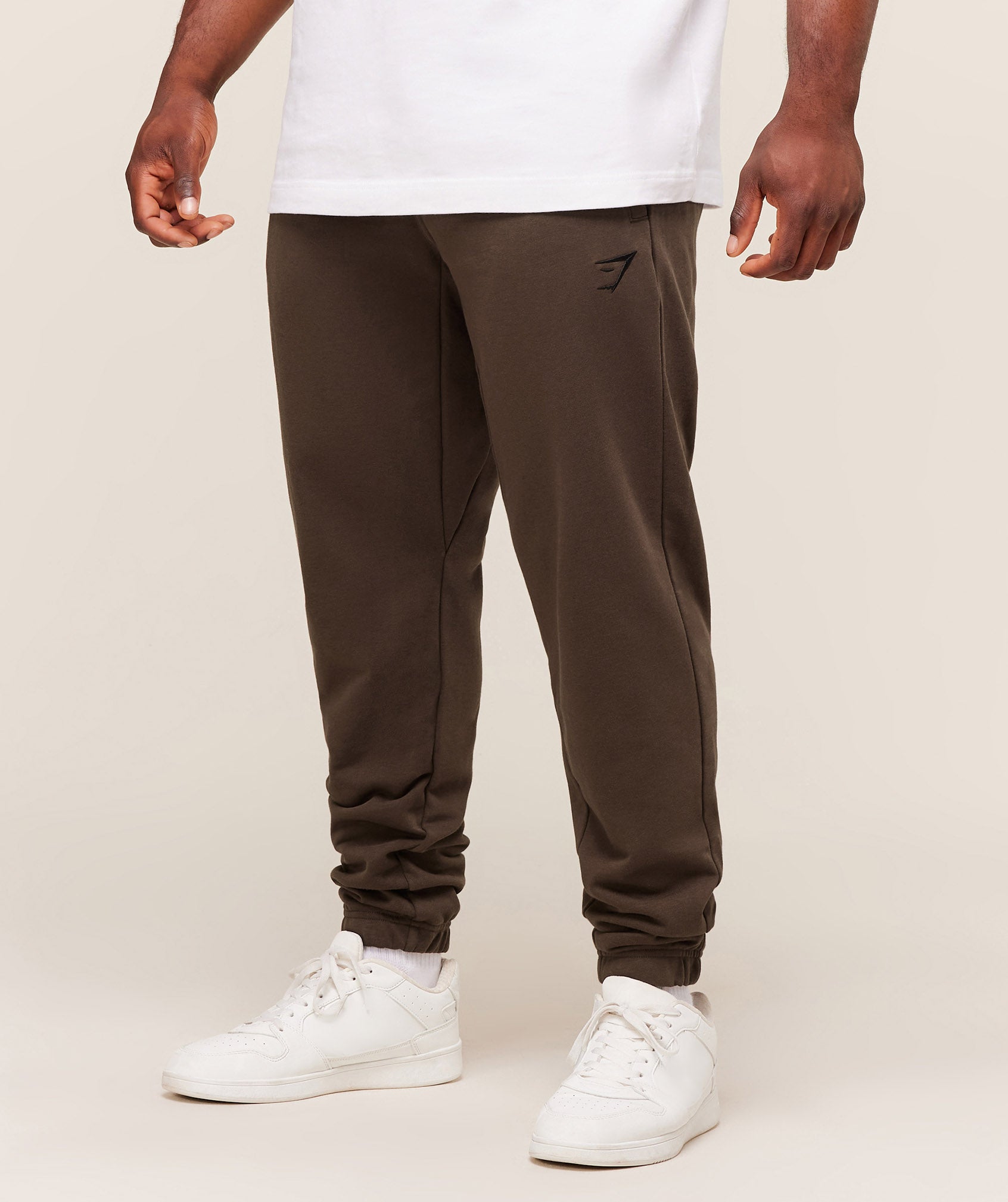 Essential Oversized Joggers - Archive Brown