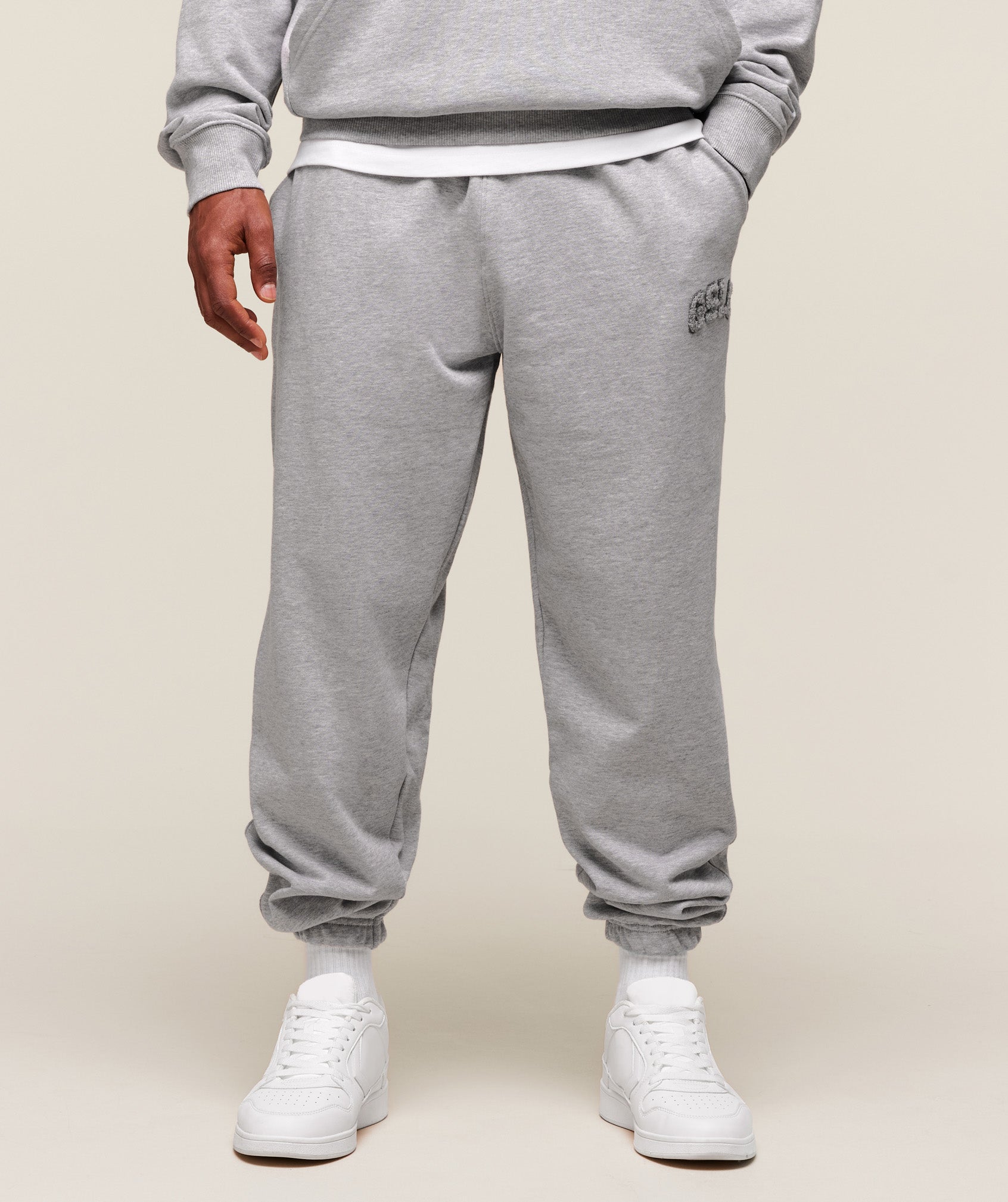 GSLC Joggers - Light Grey Core Marl