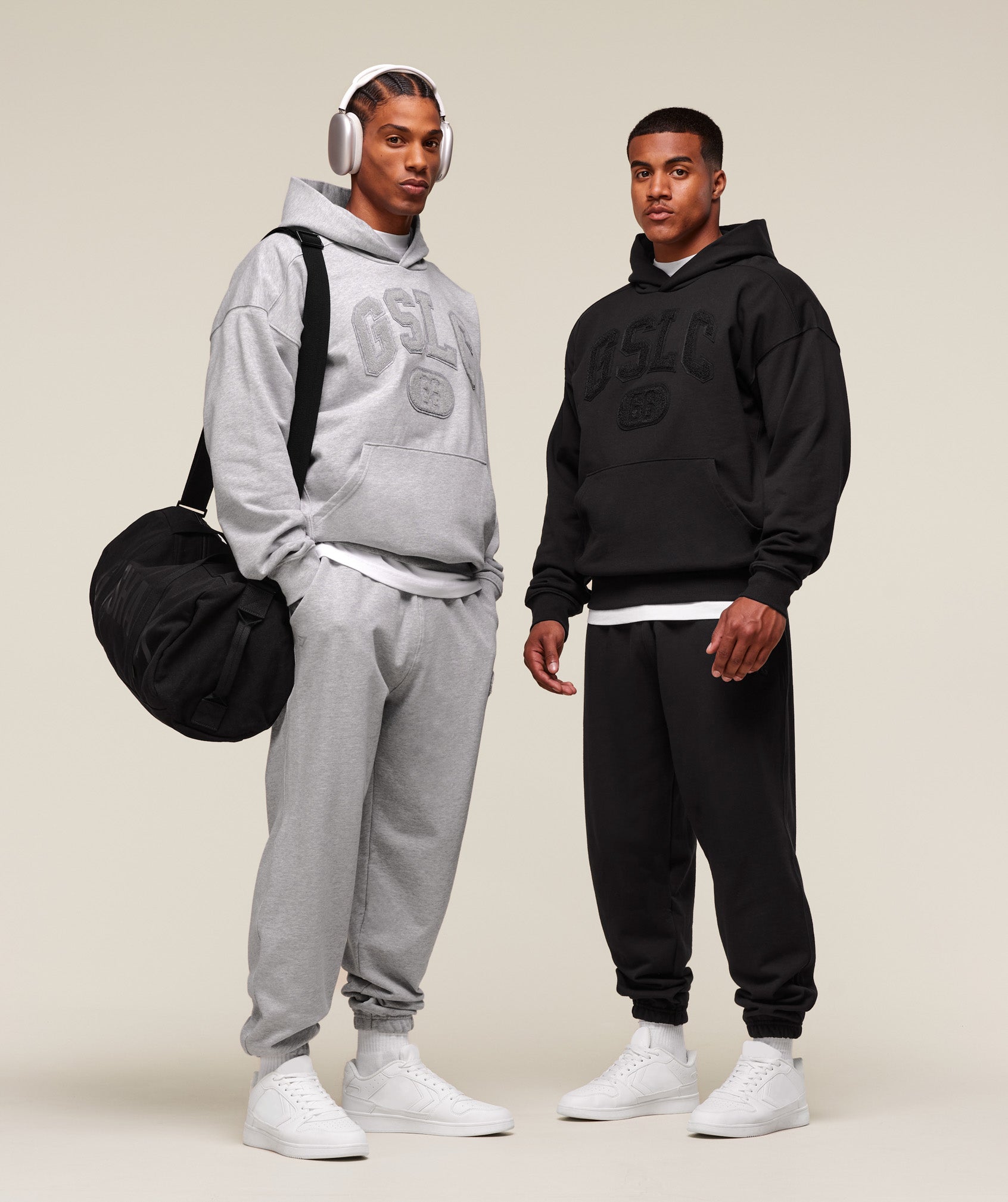 GSLC Joggers - Light Grey Core Marl
