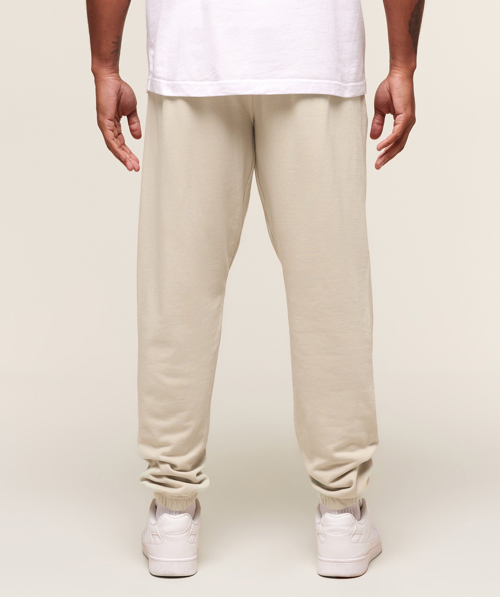 Essential Oversized Joggers - Pebble Grey